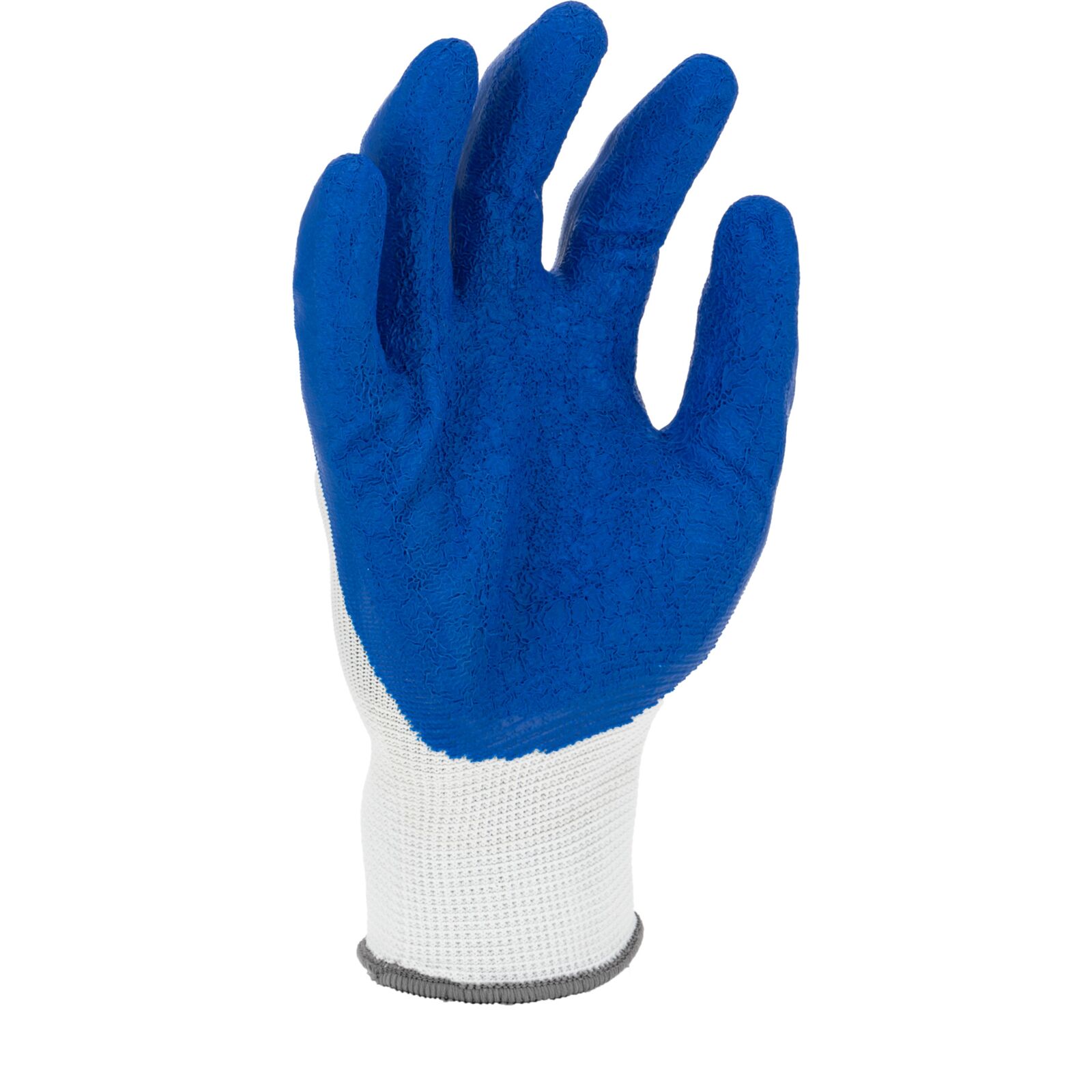 Latexhandskar 12 par, arbetshandskar, navy-white, CE, LAHTI