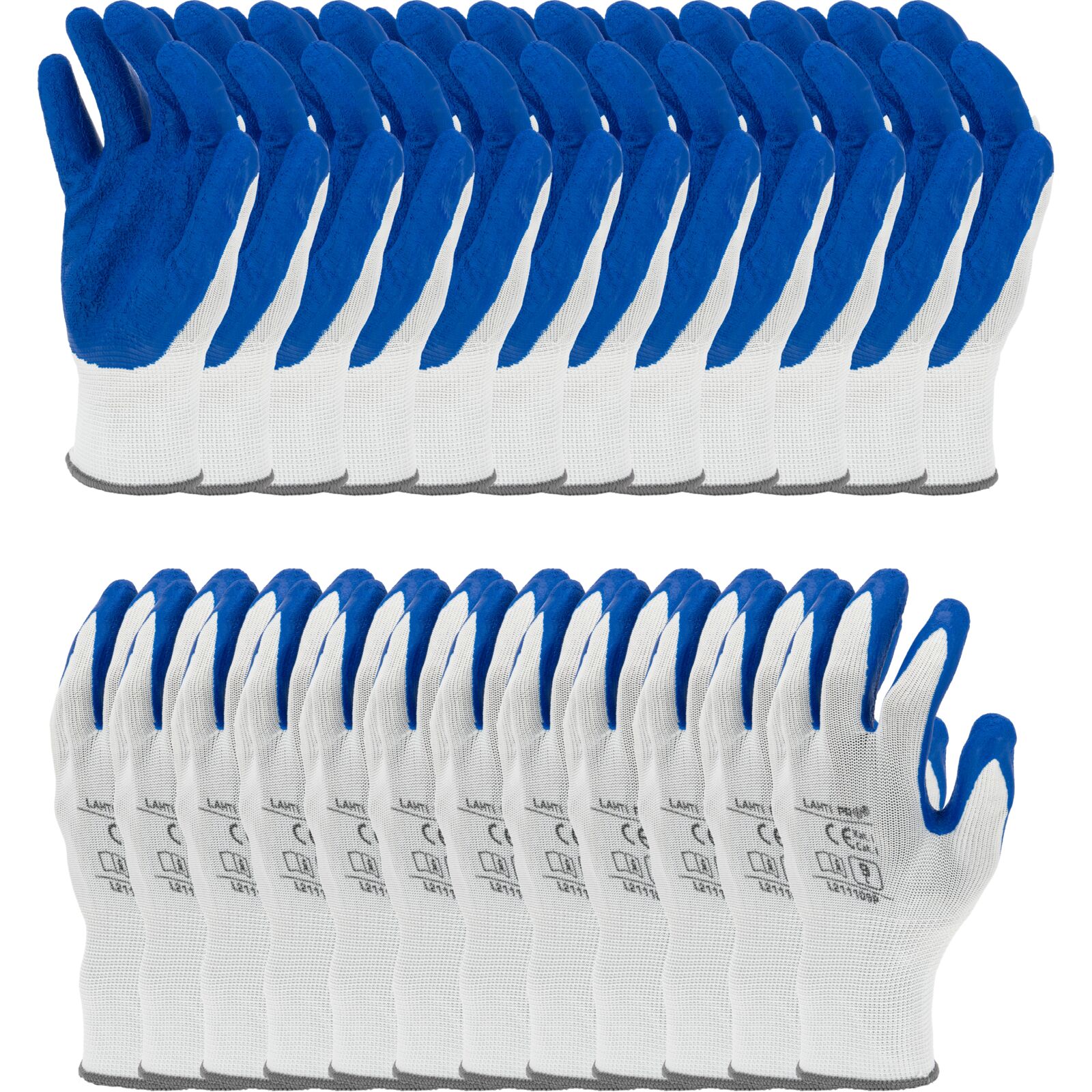 Arbetshandskar Latex Stl 9 12 Par