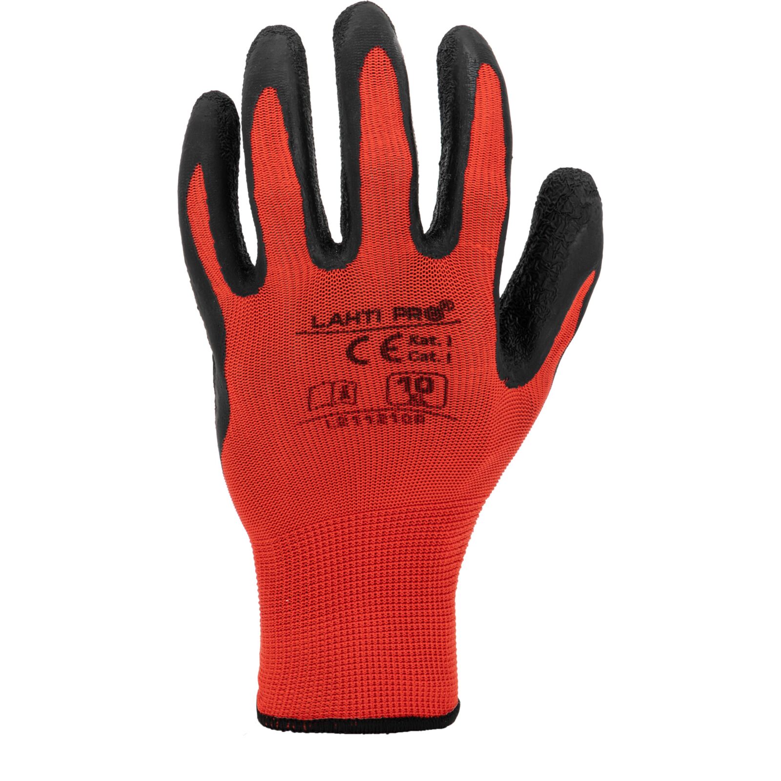 Latex gloves black-red size 7, 12 pairs