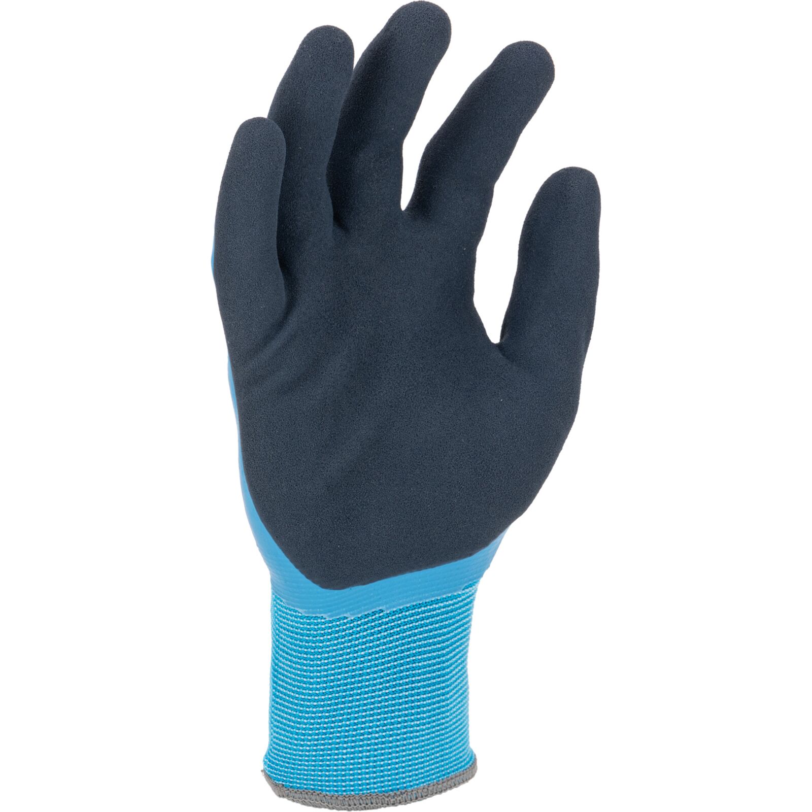 Blå latexhandskar storlek 9 CE