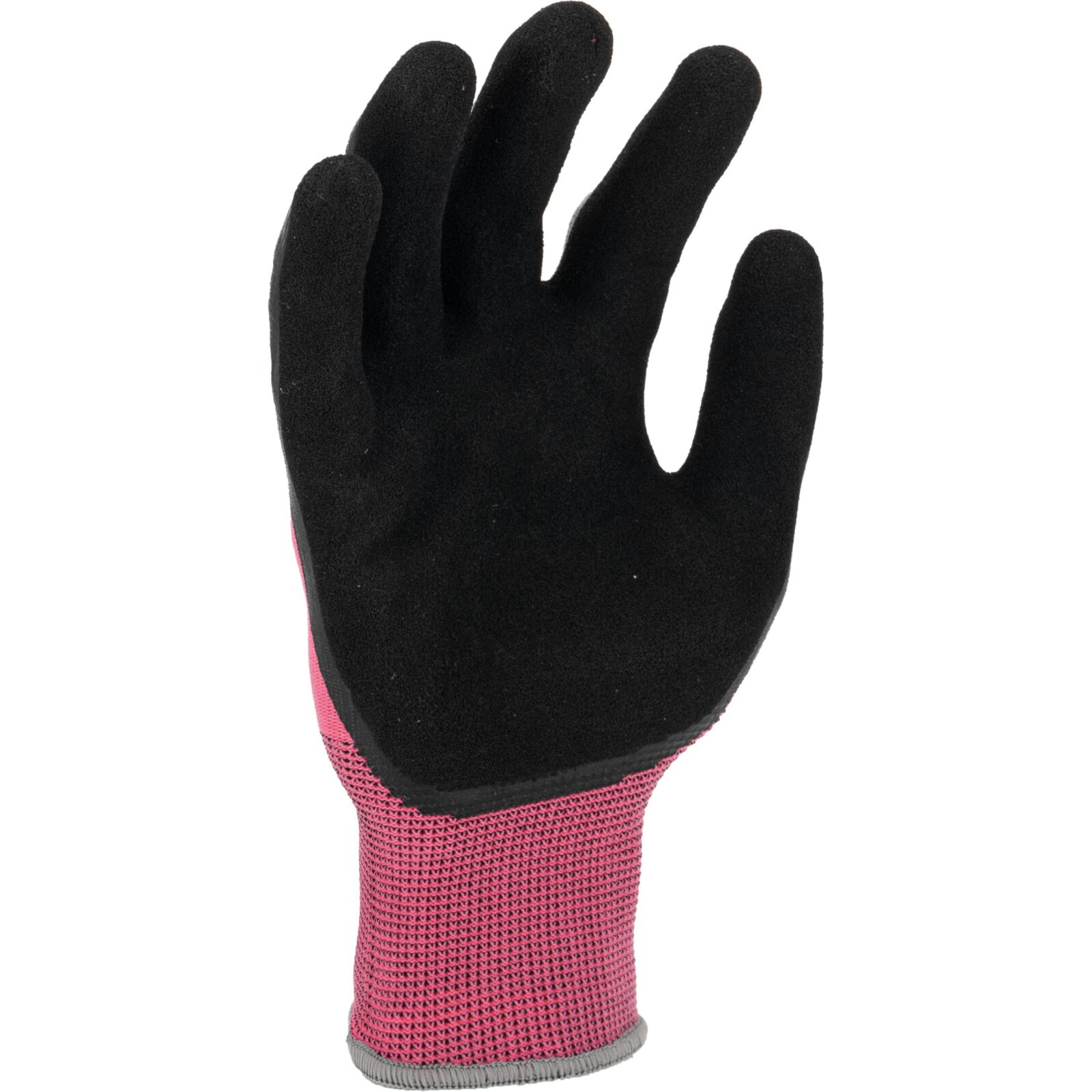 Latexhandskar rosa-svarta storlek 8 CE