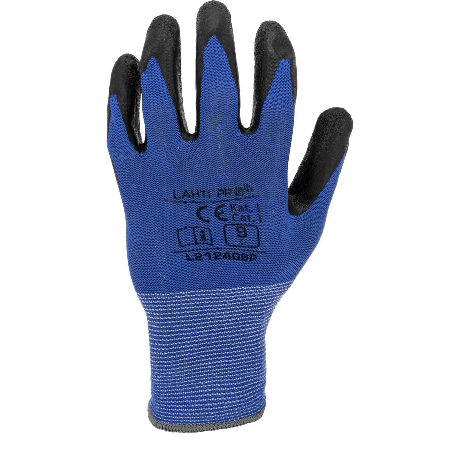 Latex-coated gloves size 8, 12 pairs