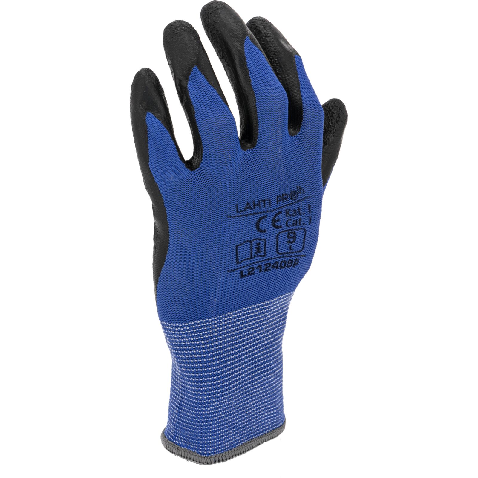 Latex-coated gloves size 8, 12 pairs