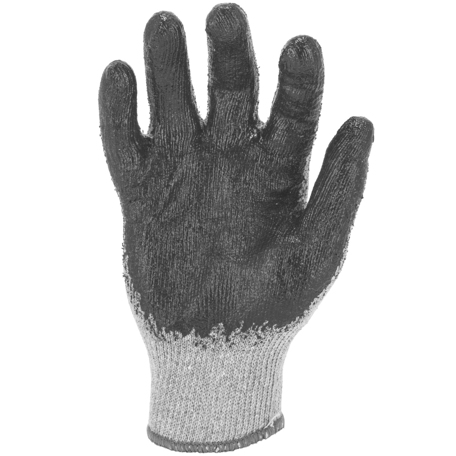 Arbetshandskar 12par LATEX GREY-BLACK, CE, LAHTI