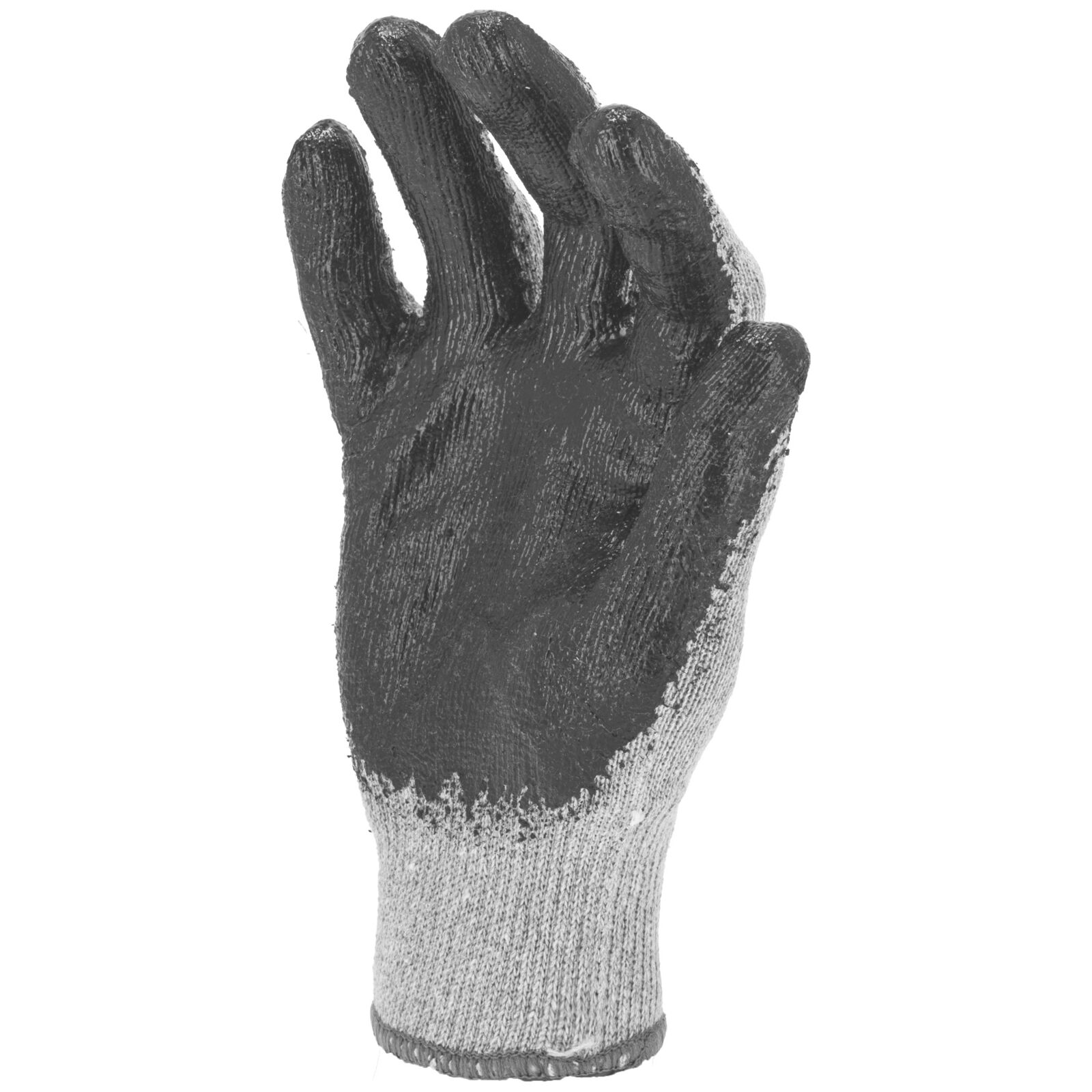 Arbetshandskar 12par LATEX GREY-BLACK, CE, LAHTI