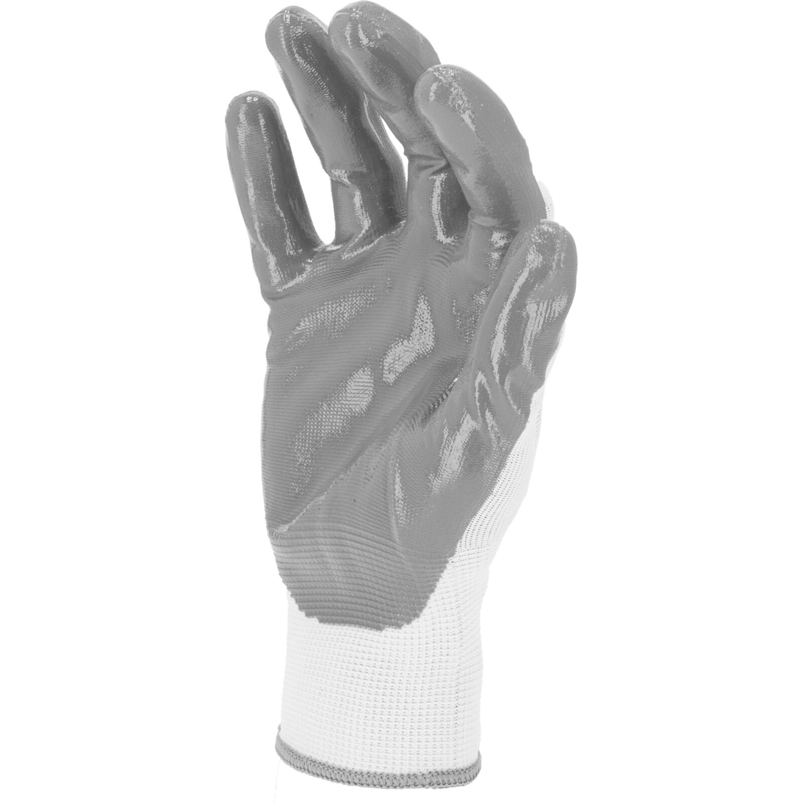 Gloves Nitrile Grey-White L220311P, 12 Pairs, 11 , CE, LAHTI