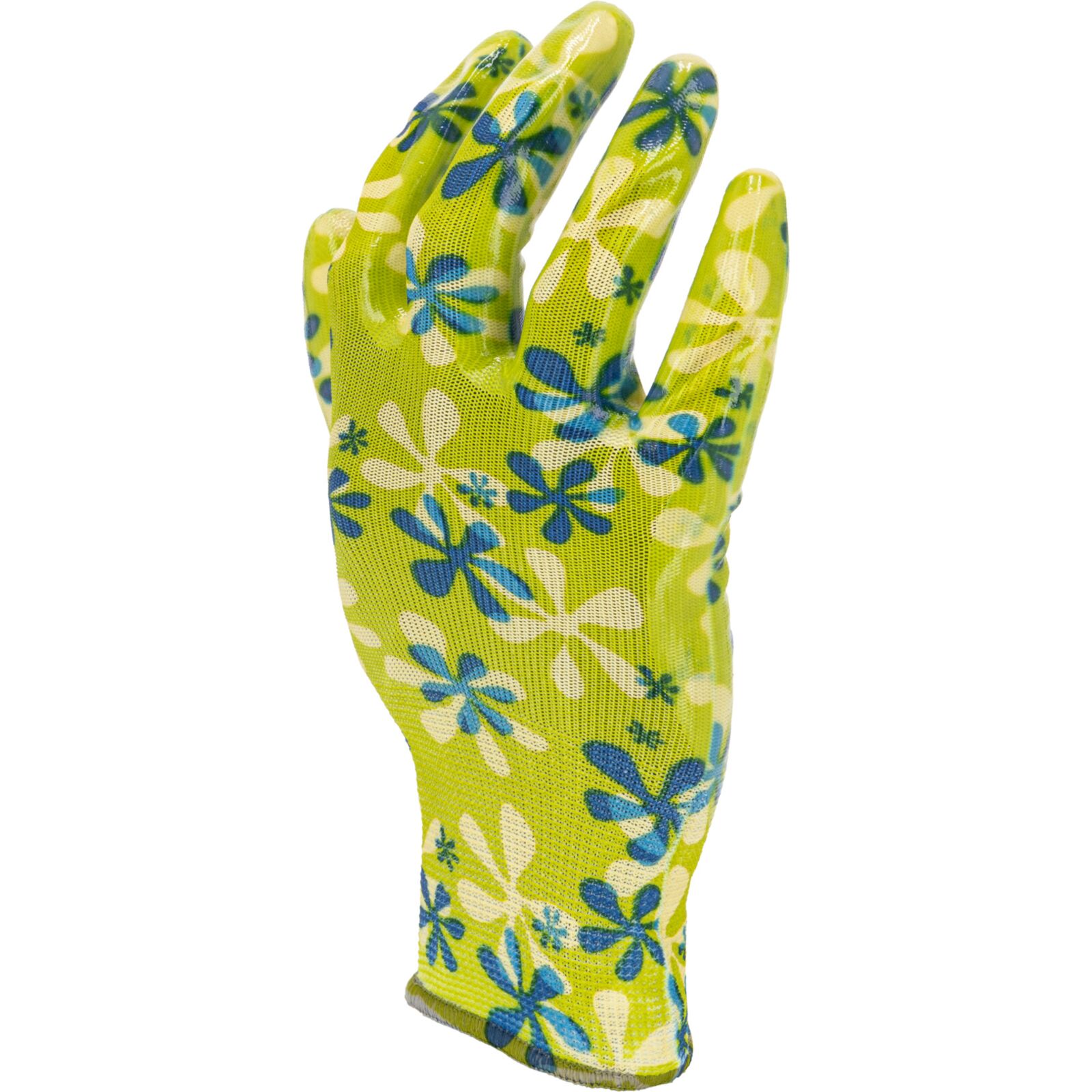 Gloves Nitrile Green L220407P, Card, 7 , CE, LAHTI