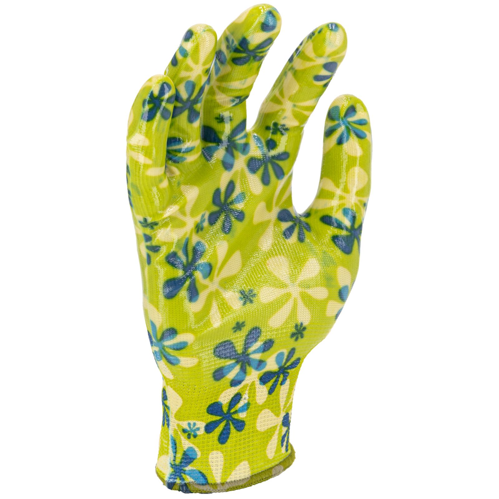 Gloves Nitrile Green L220407P, Card, 7 , CE, LAHTI