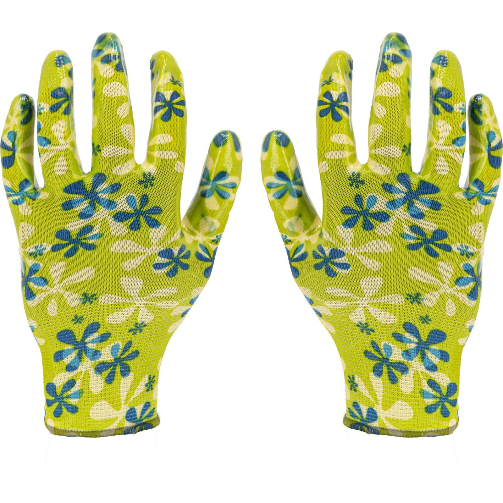 Gloves Nitrile Green L220407P, Card, 7 , CE, LAHTI