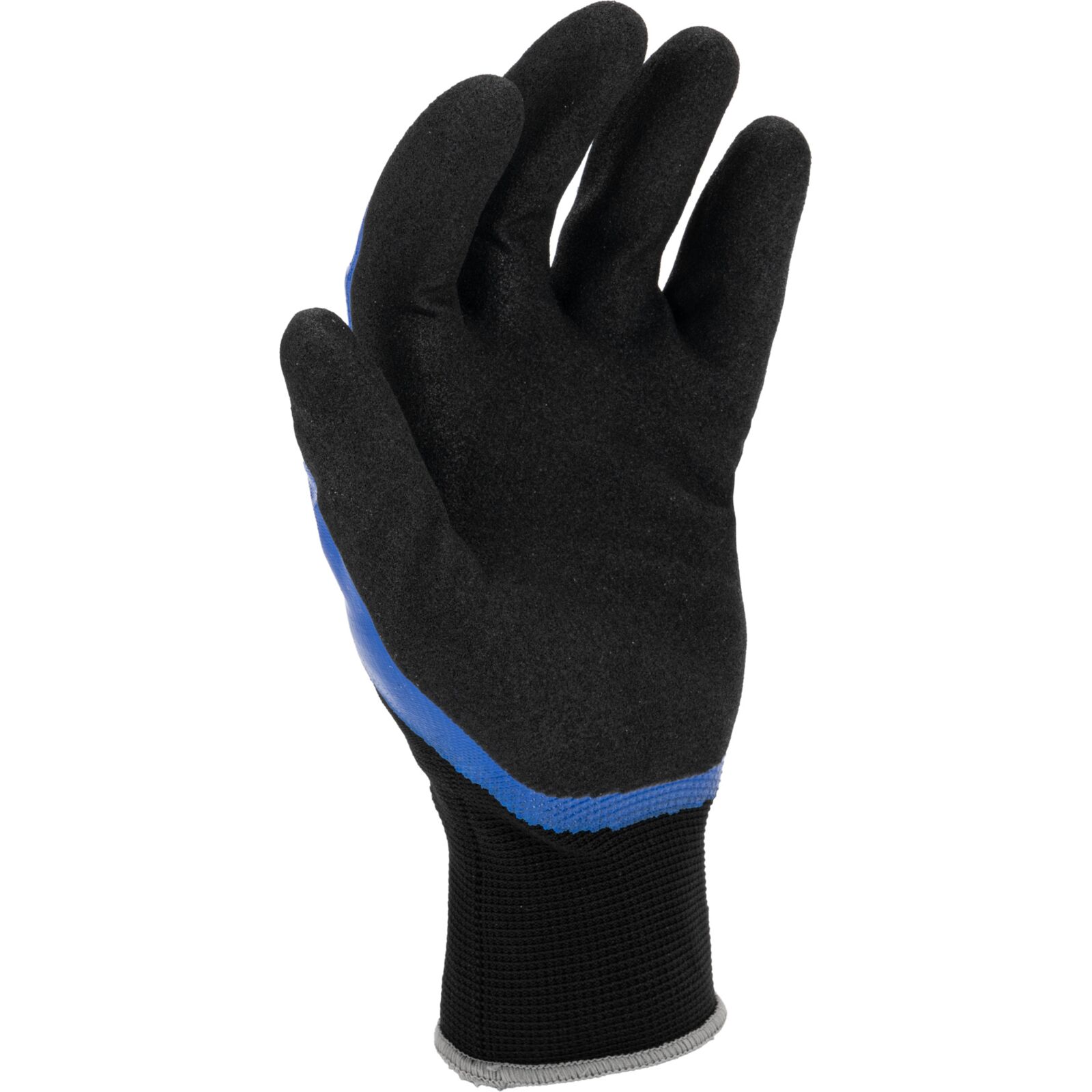 Nitrile gloves black-blue size 8, EN 388