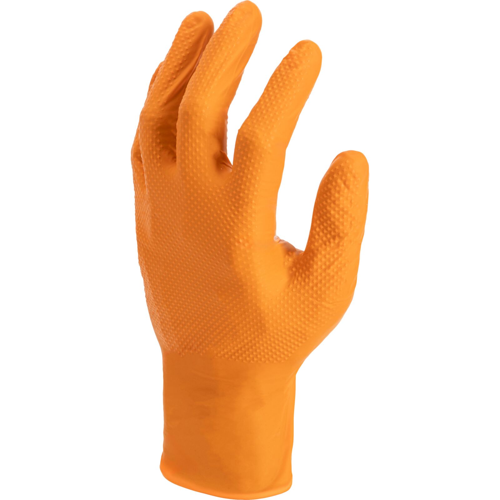Gloves Nitrile Orange, 50 pcs., 7, CE, LAHTI