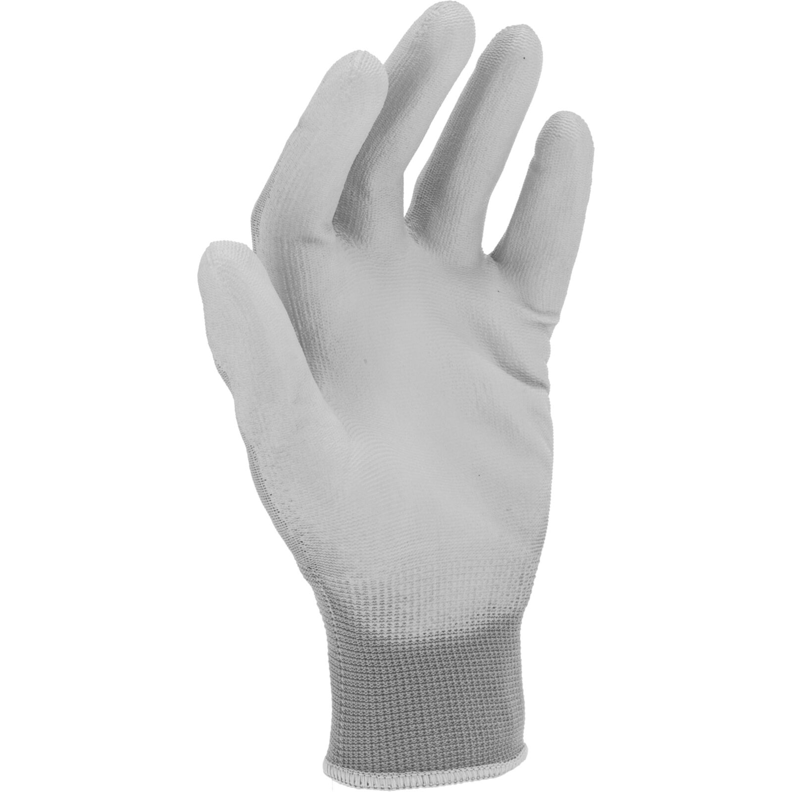 Gloves Pu Grey L230208 P, 12 Pairs, 8 , CE, LAHTI