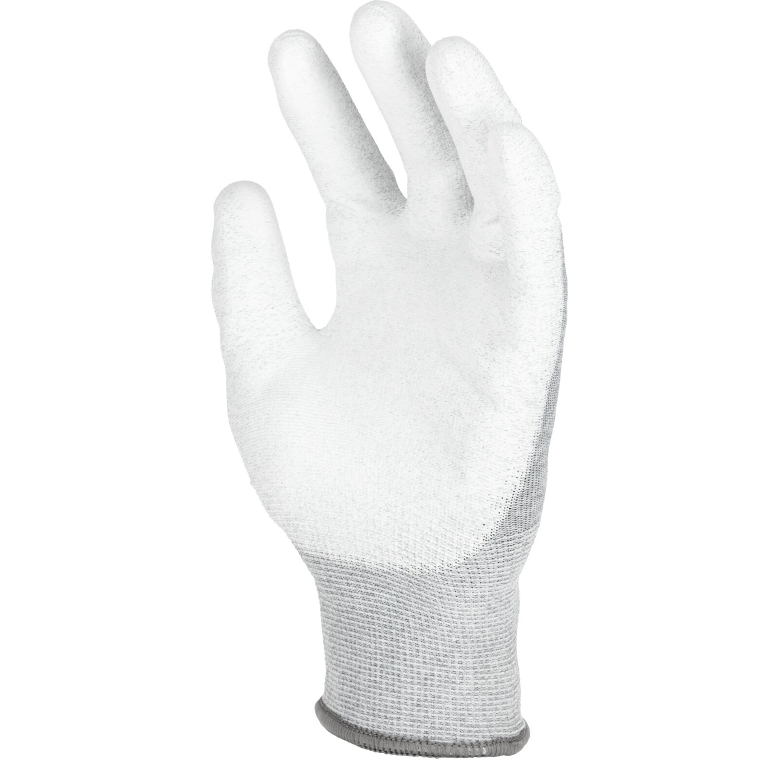 Gloves Pu Antistat. White L230410P, Card, 10 , CE, LAHTI