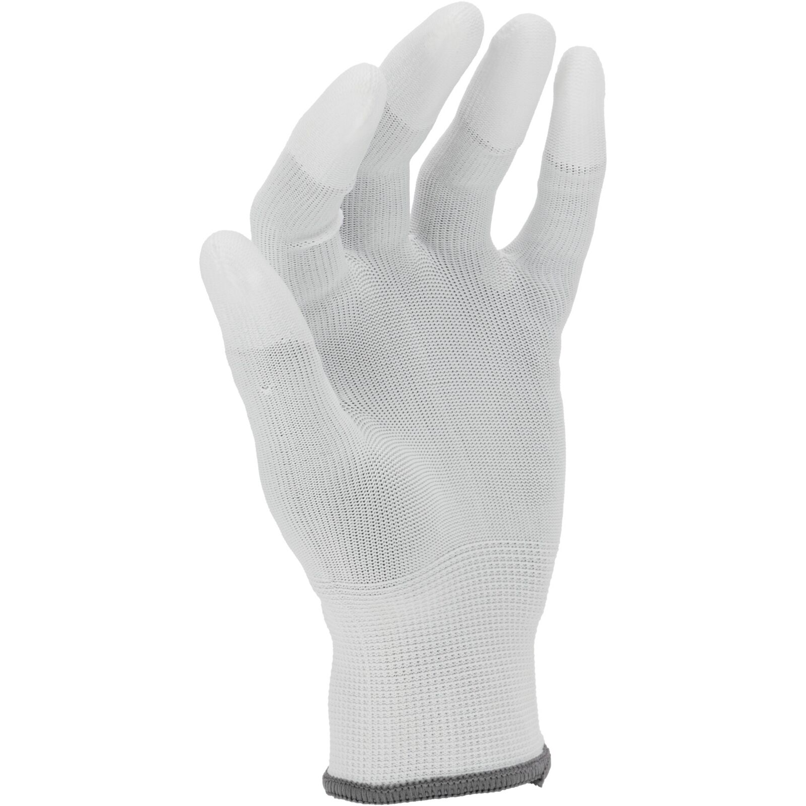 Gloves with PU Fingertip Coating, Size 7