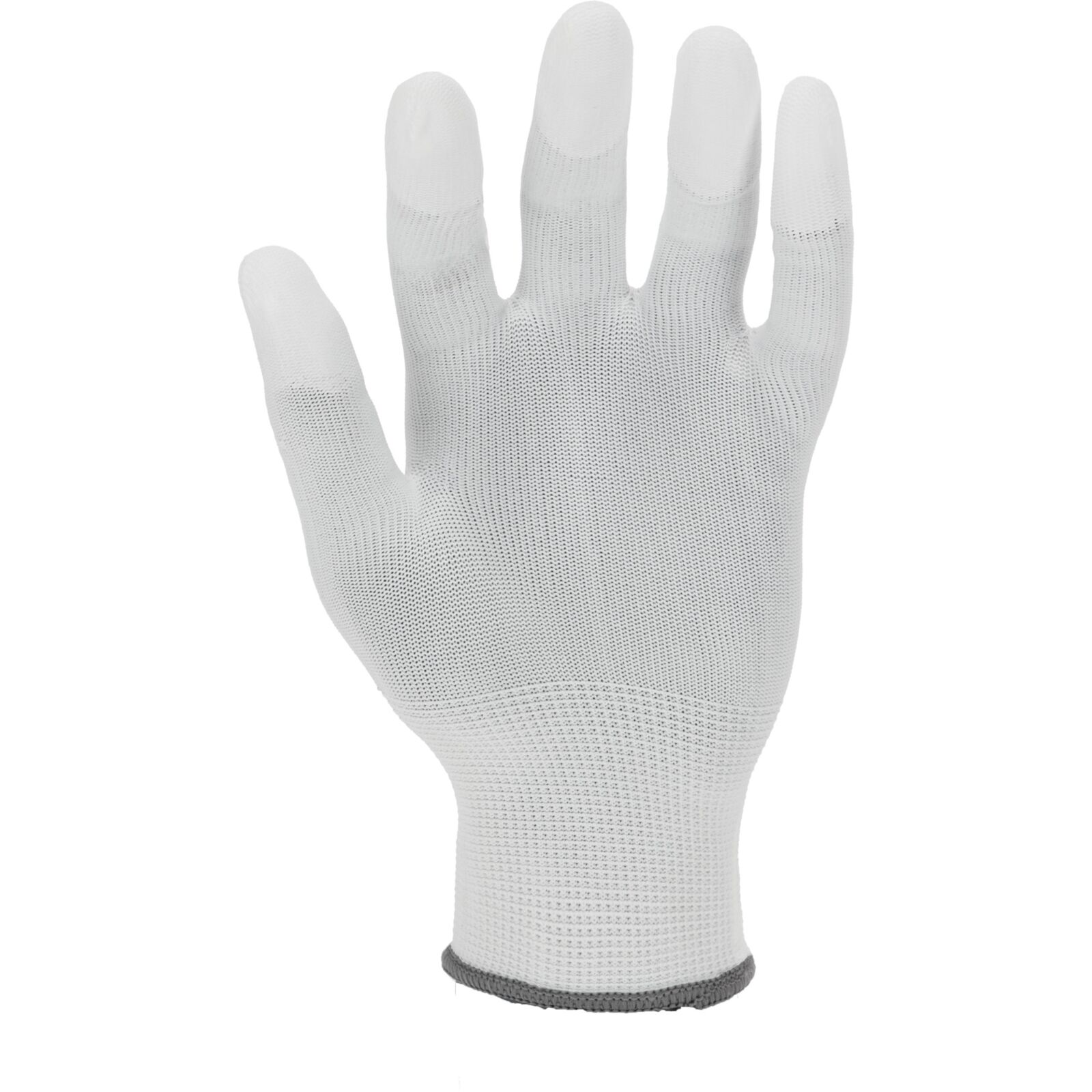 Gloves with PU Fingertip Coating, Size 7