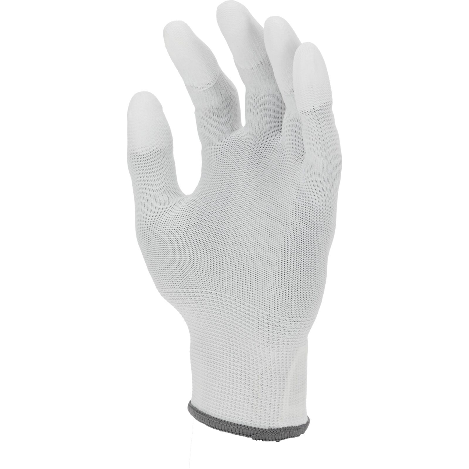 Gloves with PU Fingertip Coating, Size 7