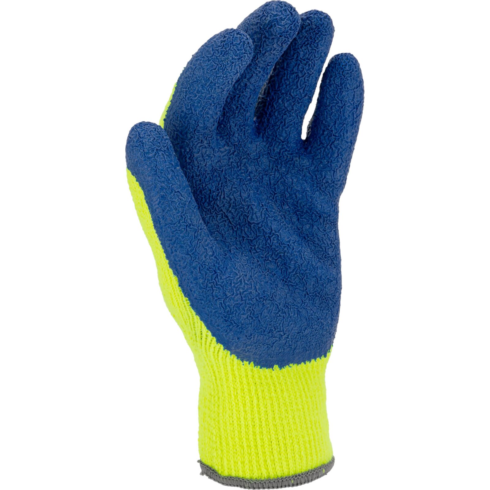 Gloves Winter, Latex-Coated Padded Protective Gloves Yellow, CE, LAHTI