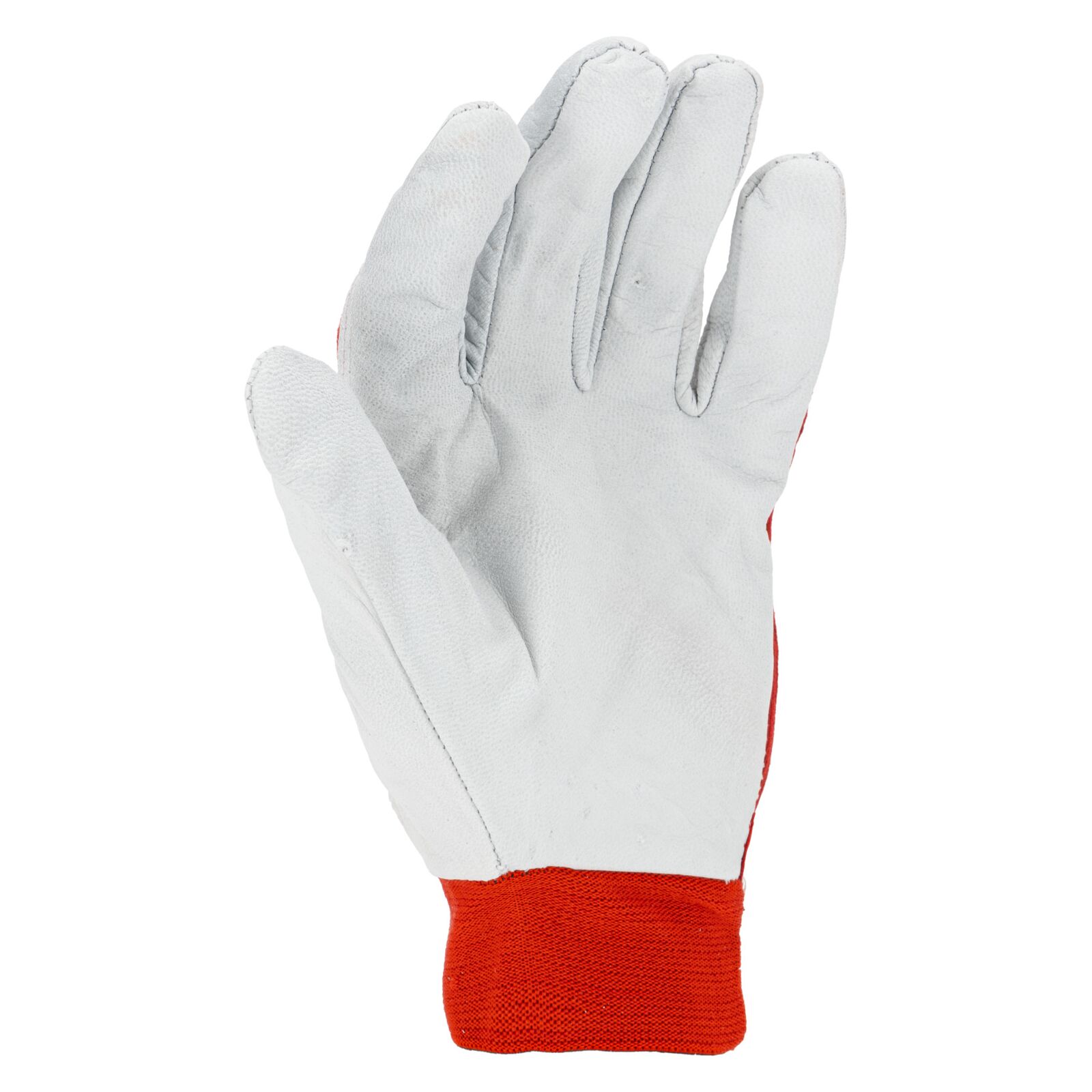 Handskar, st. 9, äkta getkinn, bomull, spandex, CE, EN 420, EN 388 (2122), LAHTI PRO L2702