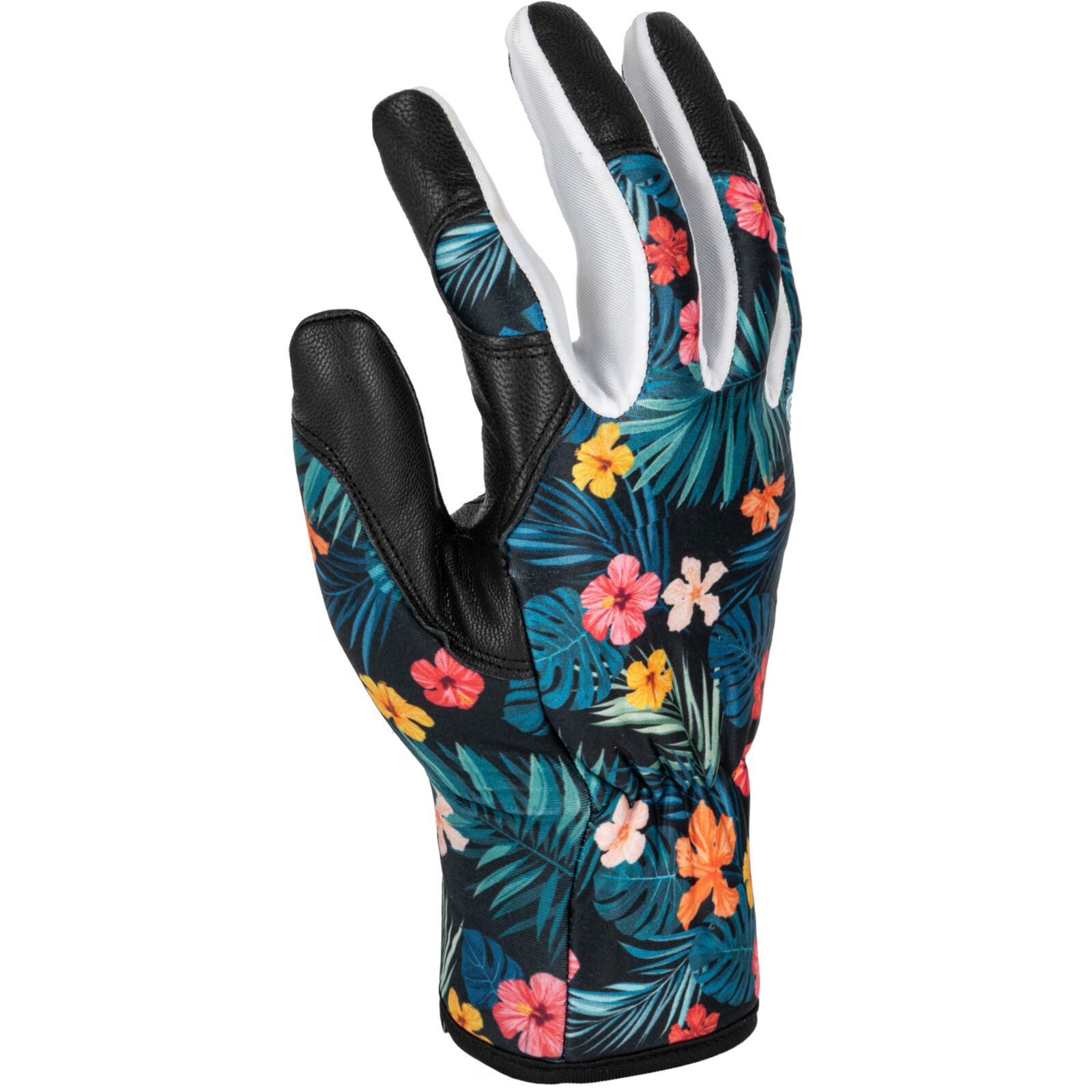 Gloves Leather Goat Flowers L272607P, Card, 7, CE, LAHTI