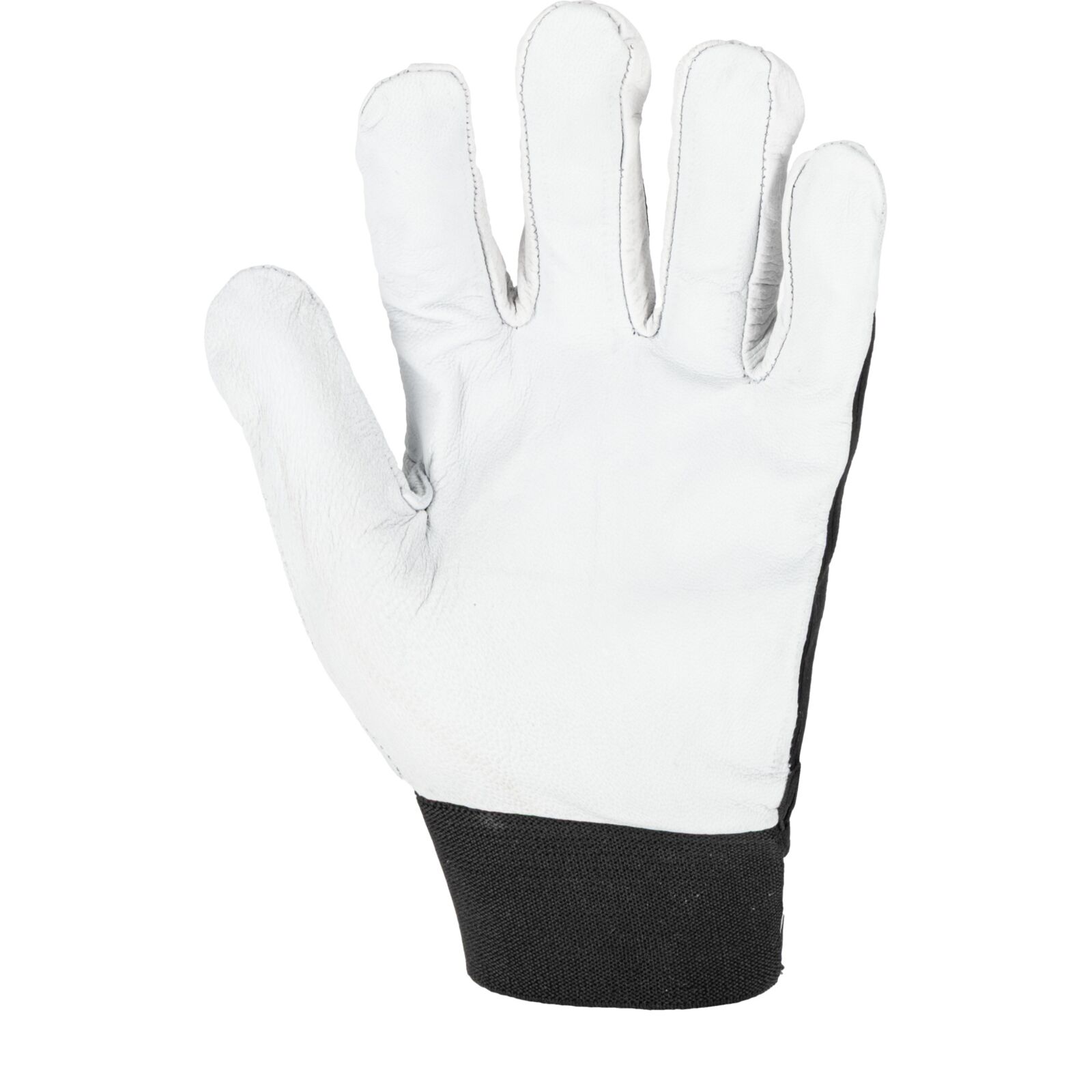 Black Goat Leather Gloves Size 8