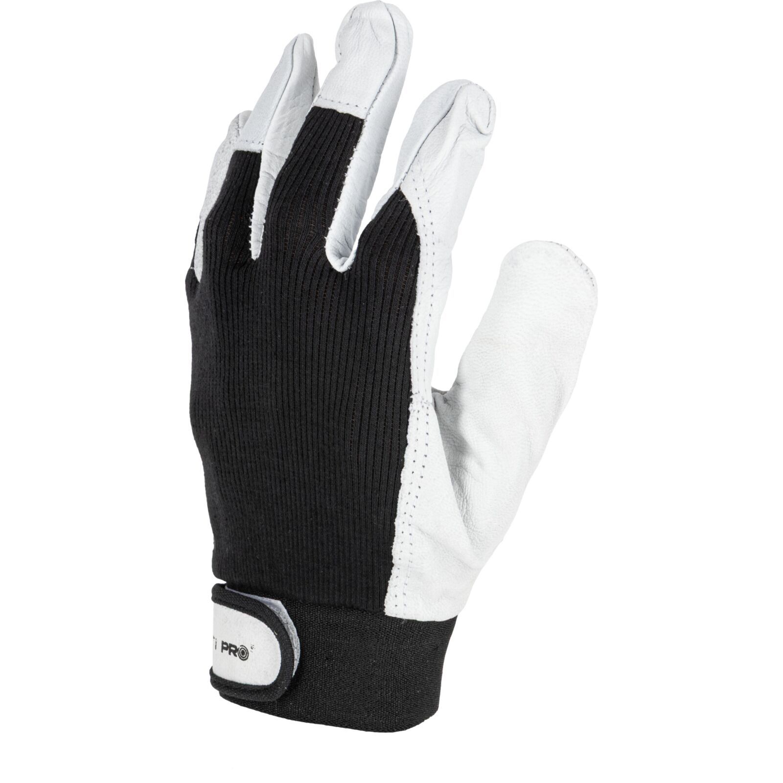 Black Goat Leather Gloves Size 8
