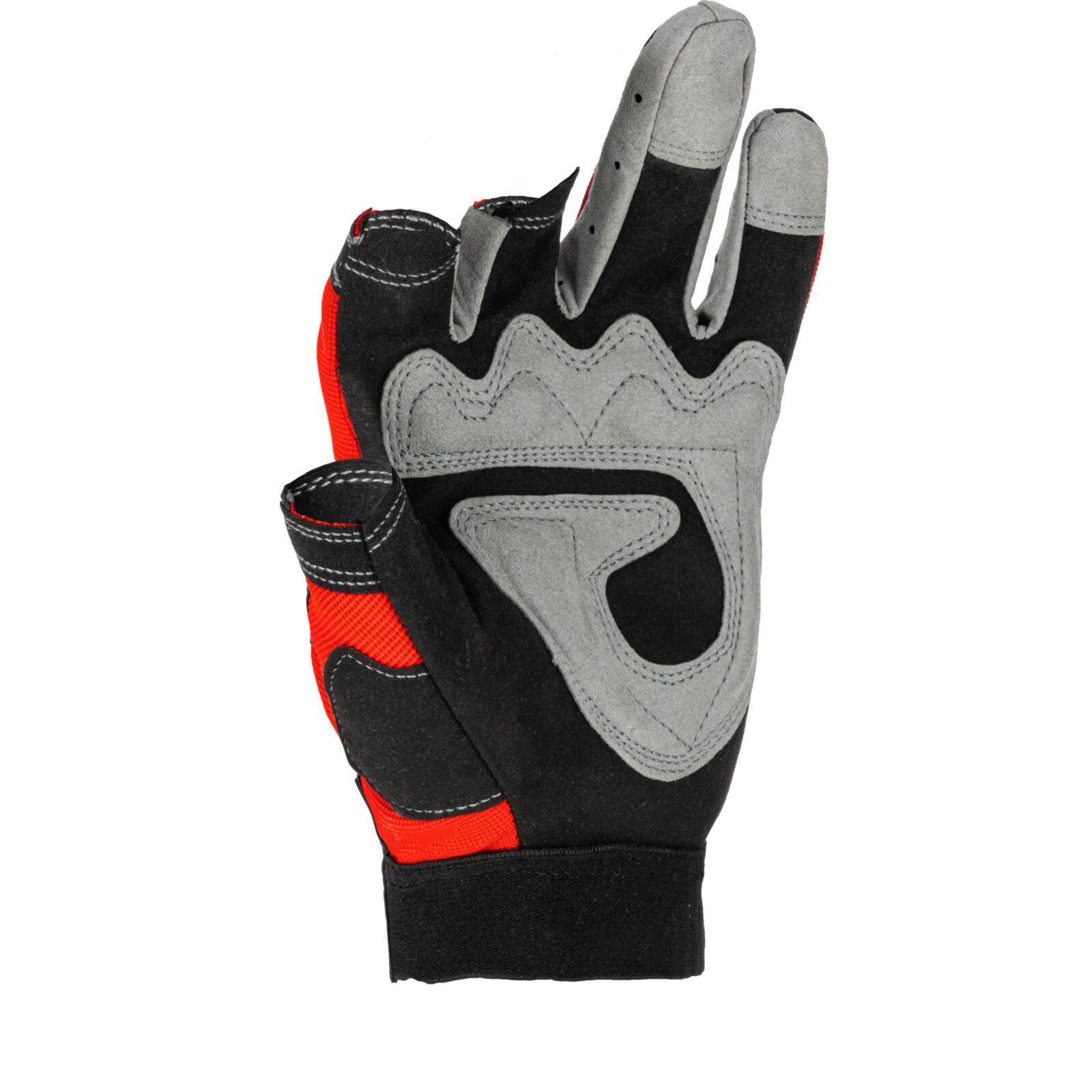 Handskar, st. 8-11, utan 3 fingrar, mikrofiber, spandex, CE, EN 420, LahtiPro L2812
