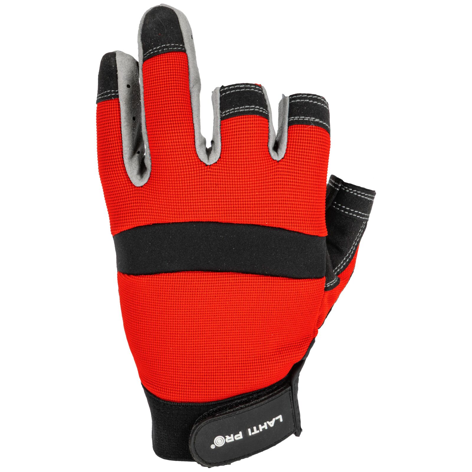 Handskar, st. 8-11, utan 3 fingrar, mikrofiber, spandex, CE, EN 420, LahtiPro L2812