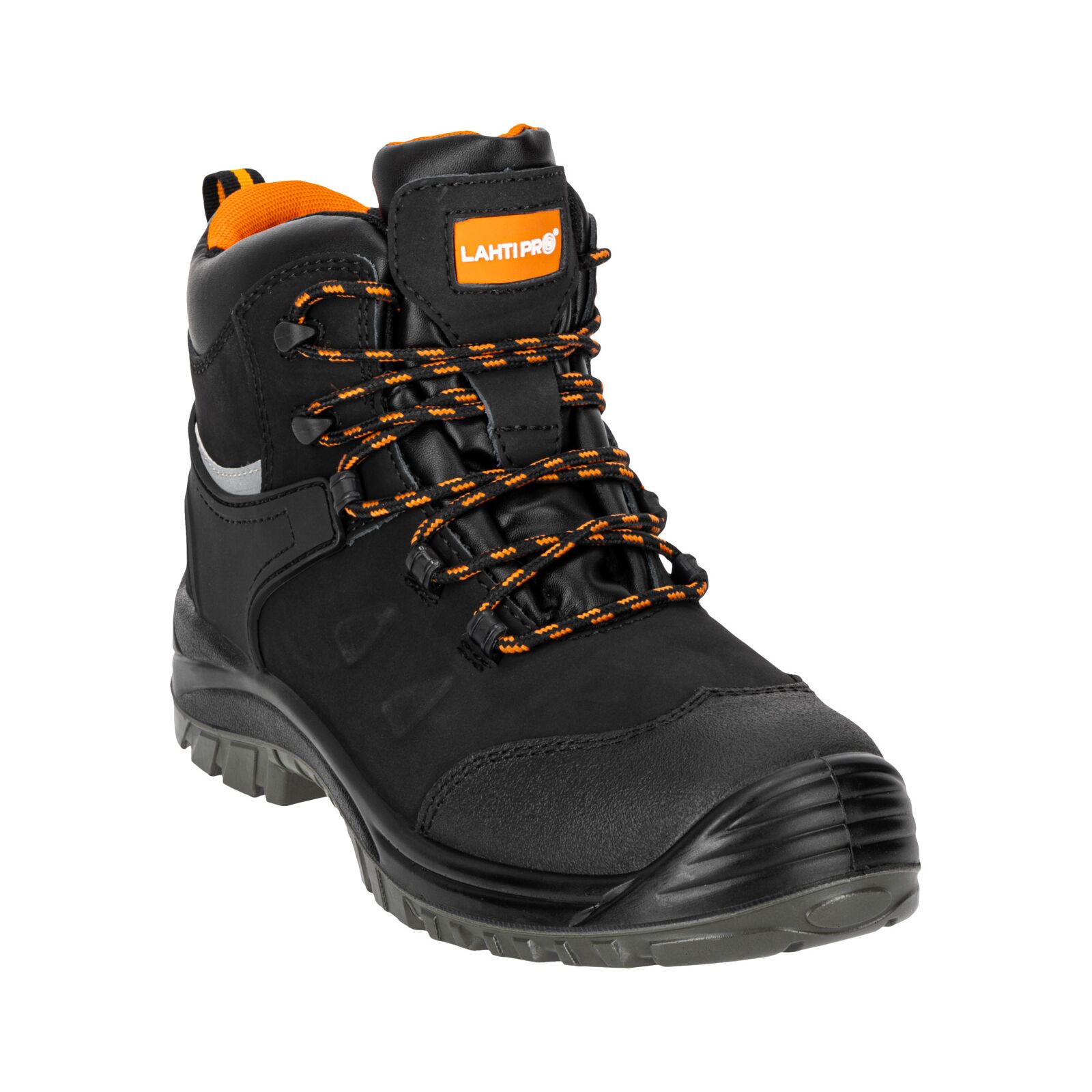 Skyddskängor S3 FO HRO SR med komposithätta och spiktrampskydd, nubuck, LAHTI PRO