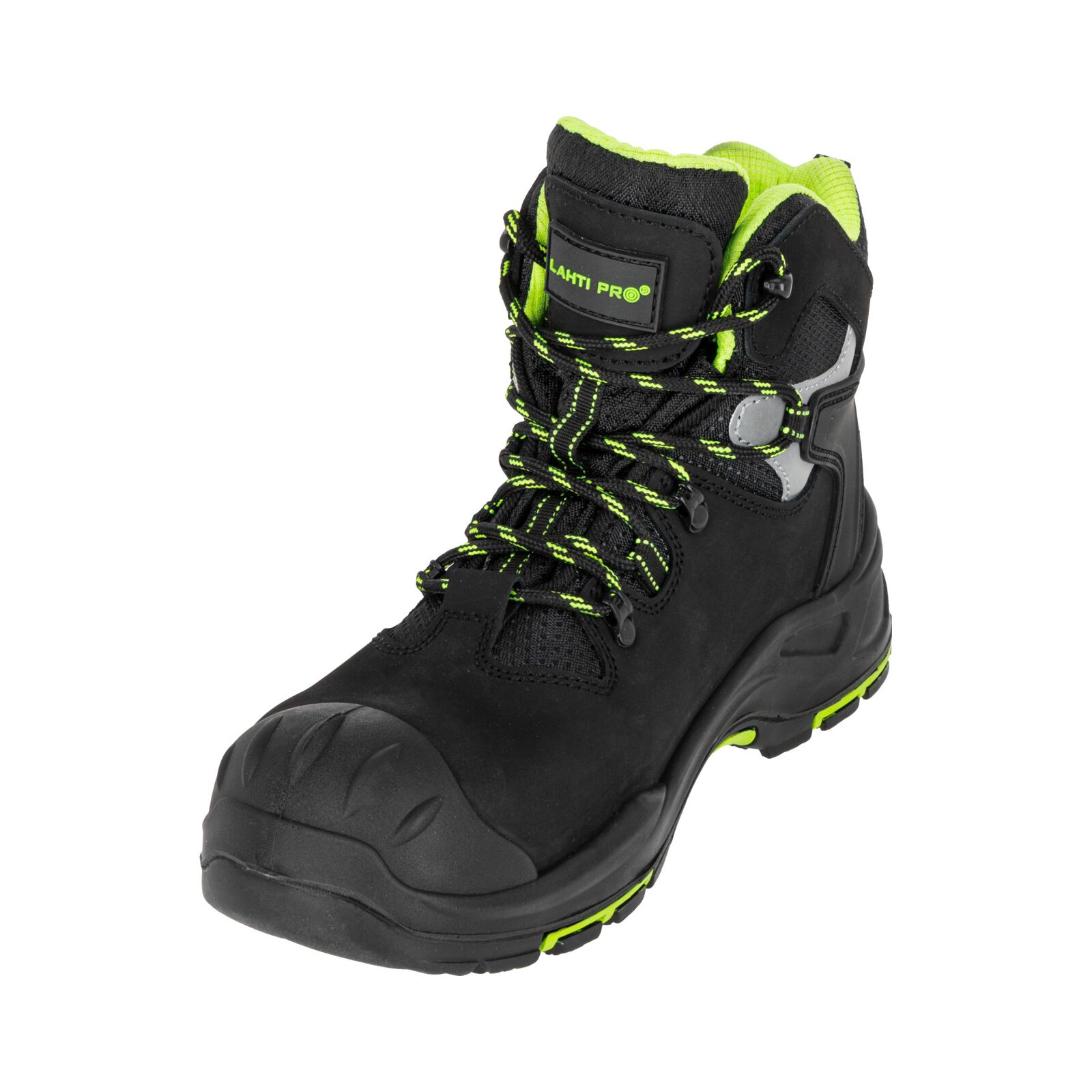 Skyddsskor Höga KängorS3 Nubuck Stål Reflex, LAHTI PRO