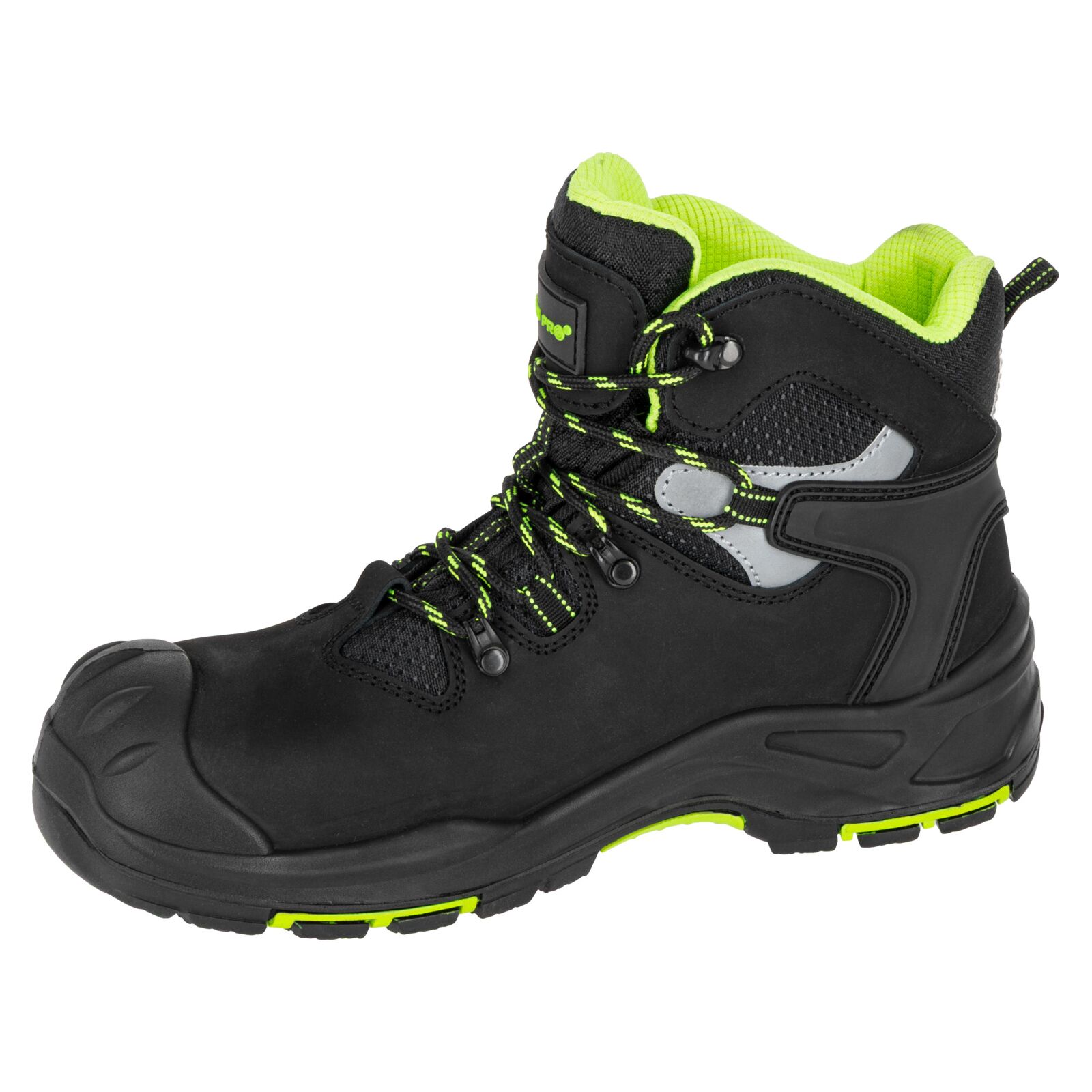 Skyddsskor Höga KängorS3 Nubuck Stål Reflex, LAHTI PRO