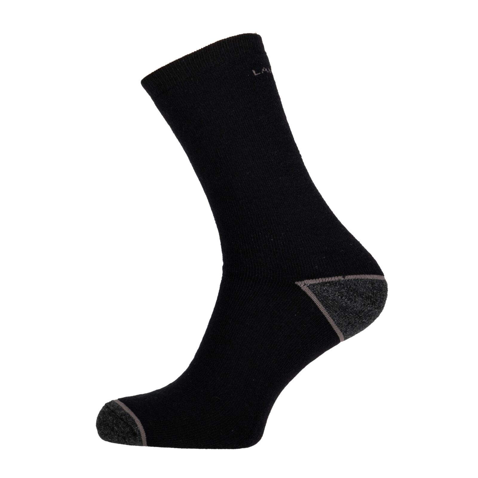Work Socks Black-Grey, Middle Thickness, 3Pairs, 43-46 , LAHTI
