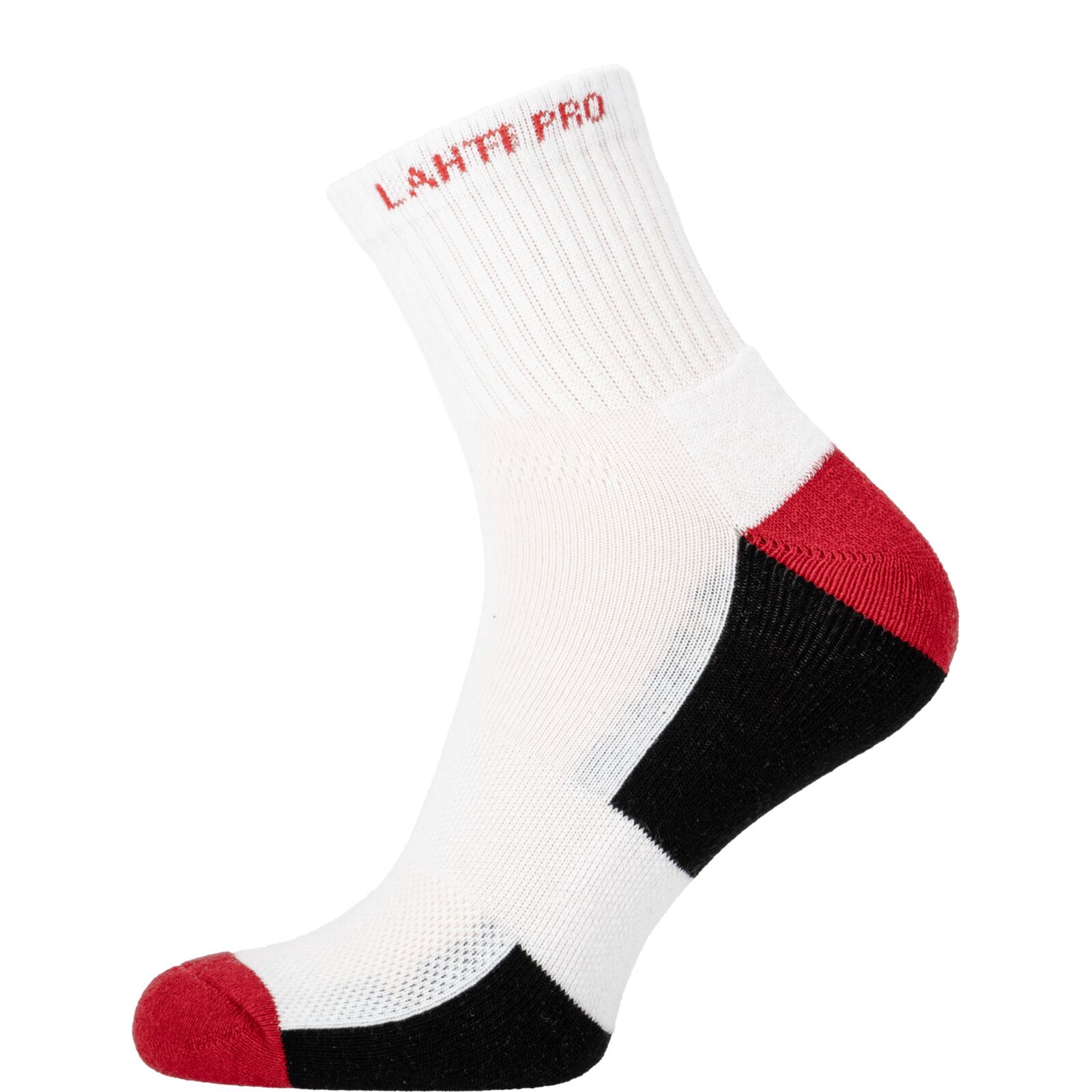 Work Socks White-Red, 3 Pairs, 39-42 , LAHTI