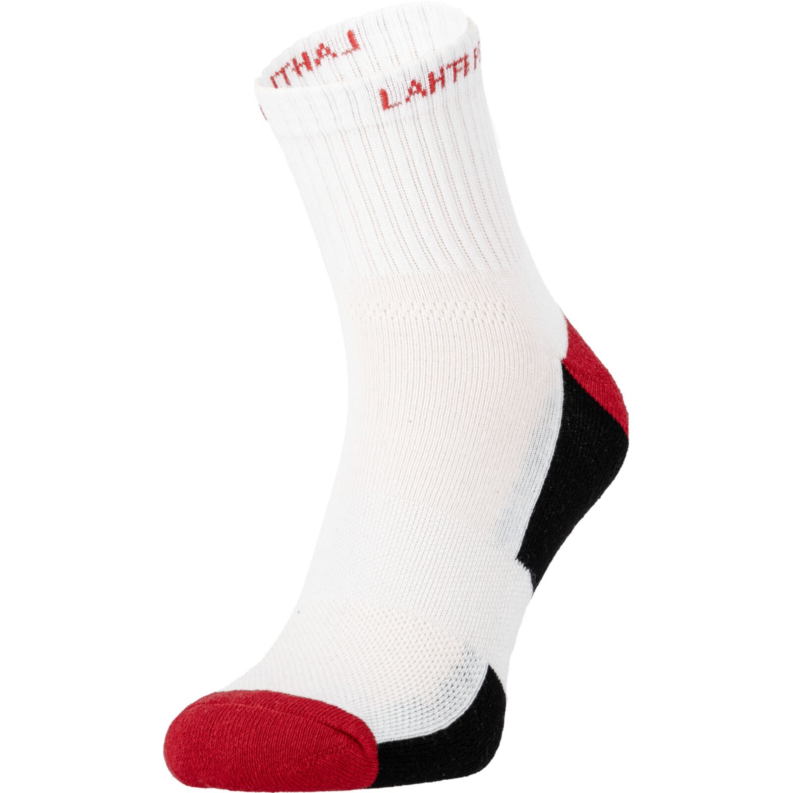 Work Socks White-Red, 3 Pairs, 43-46 , LAHTI
