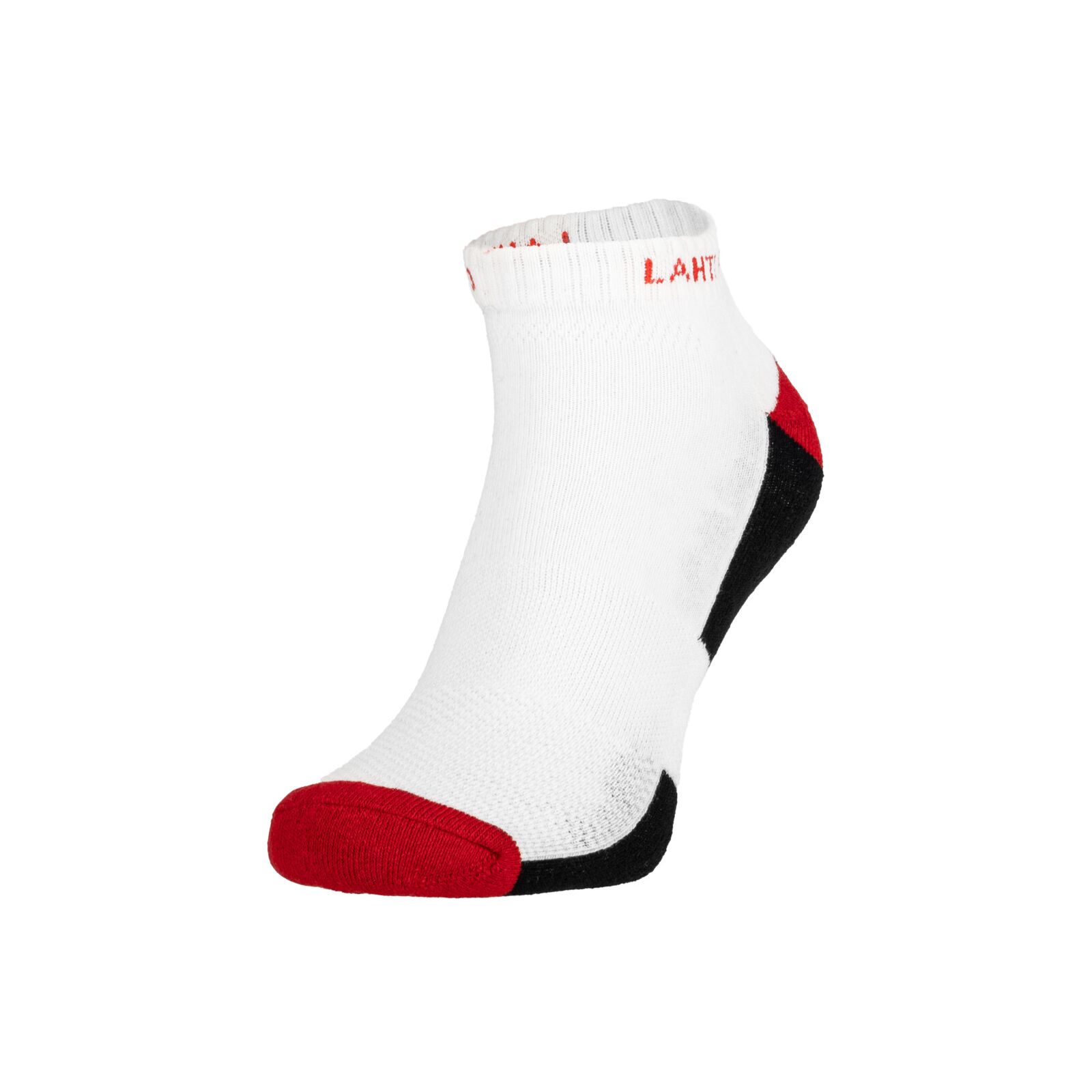 Work Socks White-Red Short, 3 Pairs, 43-46 , LAHTI