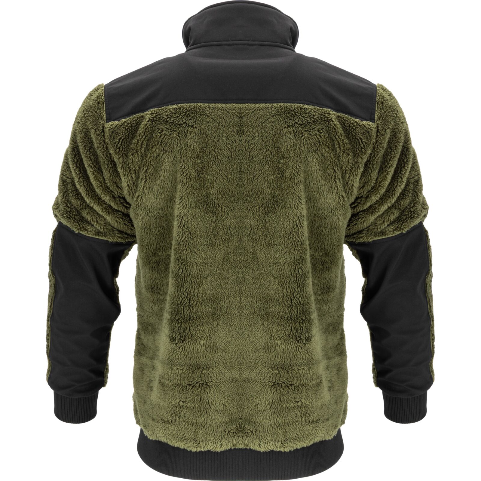 Arbetsjacka Sherpa Fleece med Dragkedja, Grön, LAHTI PRO