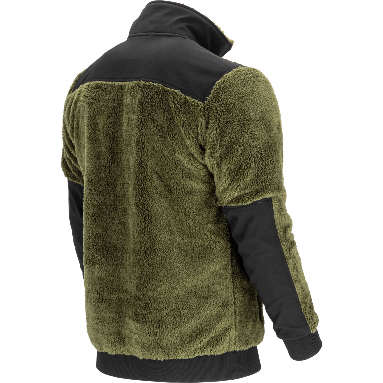 Arbetsjacka Sherpa Fleece med Dragkedja, Grön, LAHTI PRO