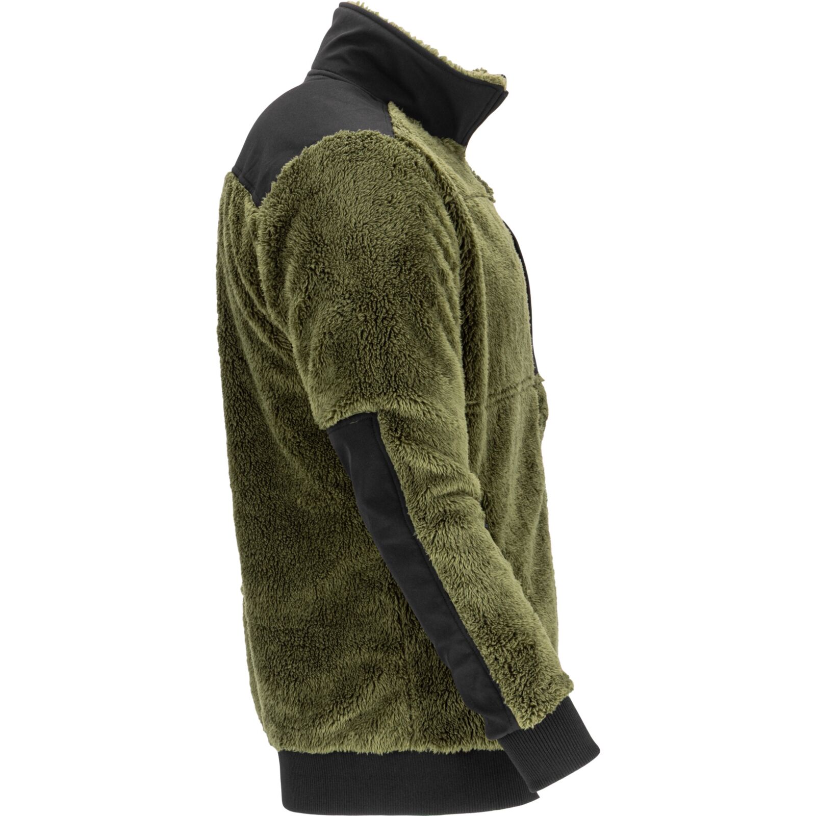 Arbetsjacka Sherpa Fleece med Dragkedja, Grön, LAHTI PRO