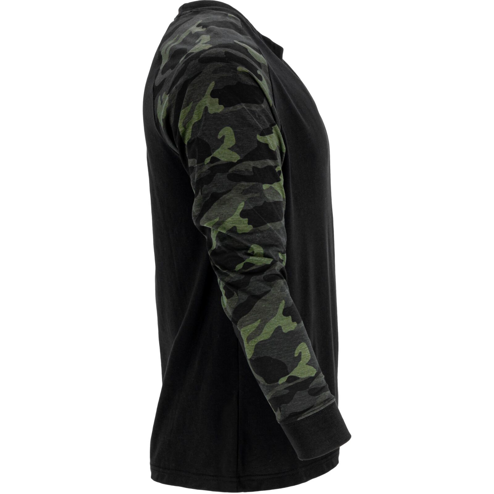 Långarmad t-shirt camo-svart 190G/M2, CE, LAHTI