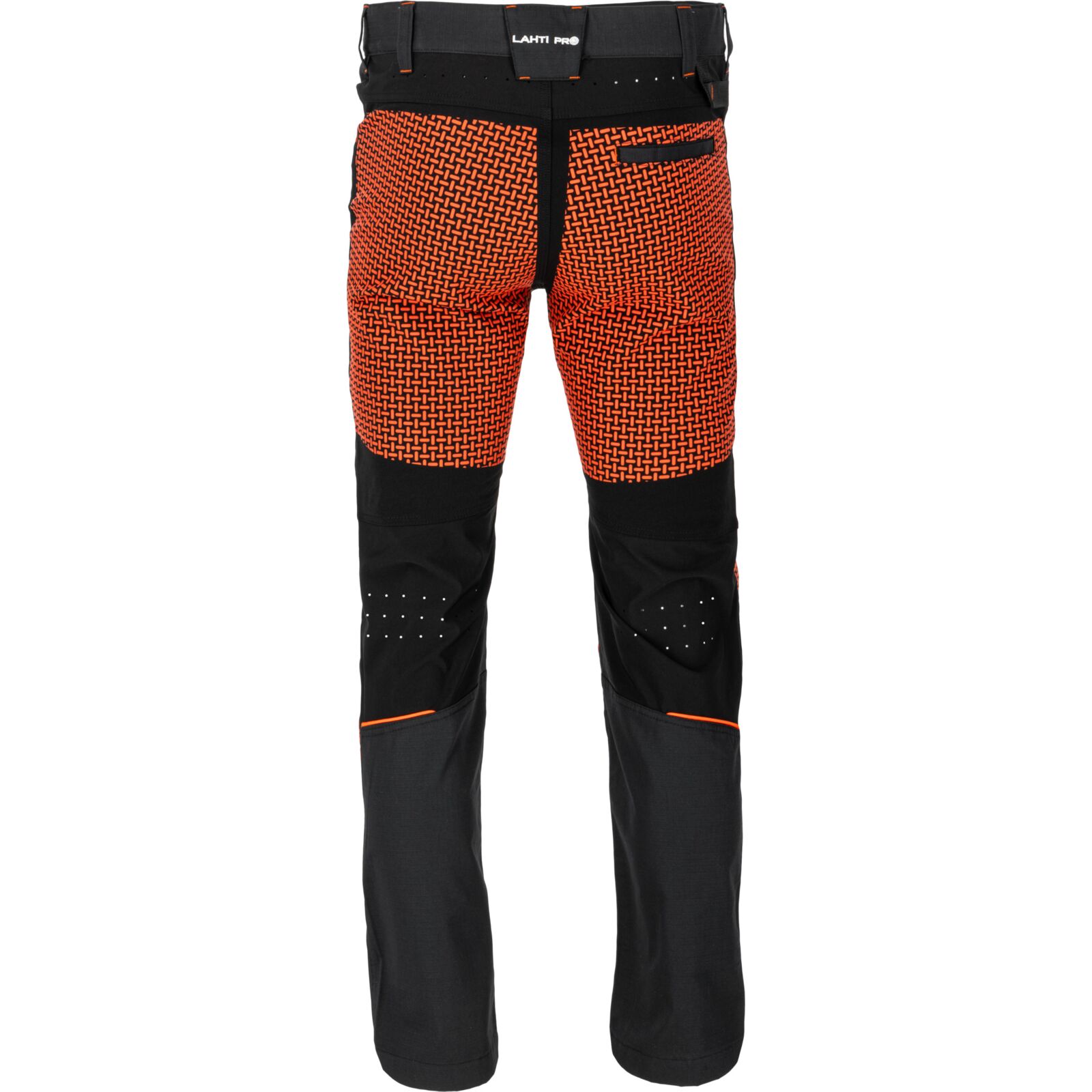 Roofer's pants black-orange XL, stretch, CE
