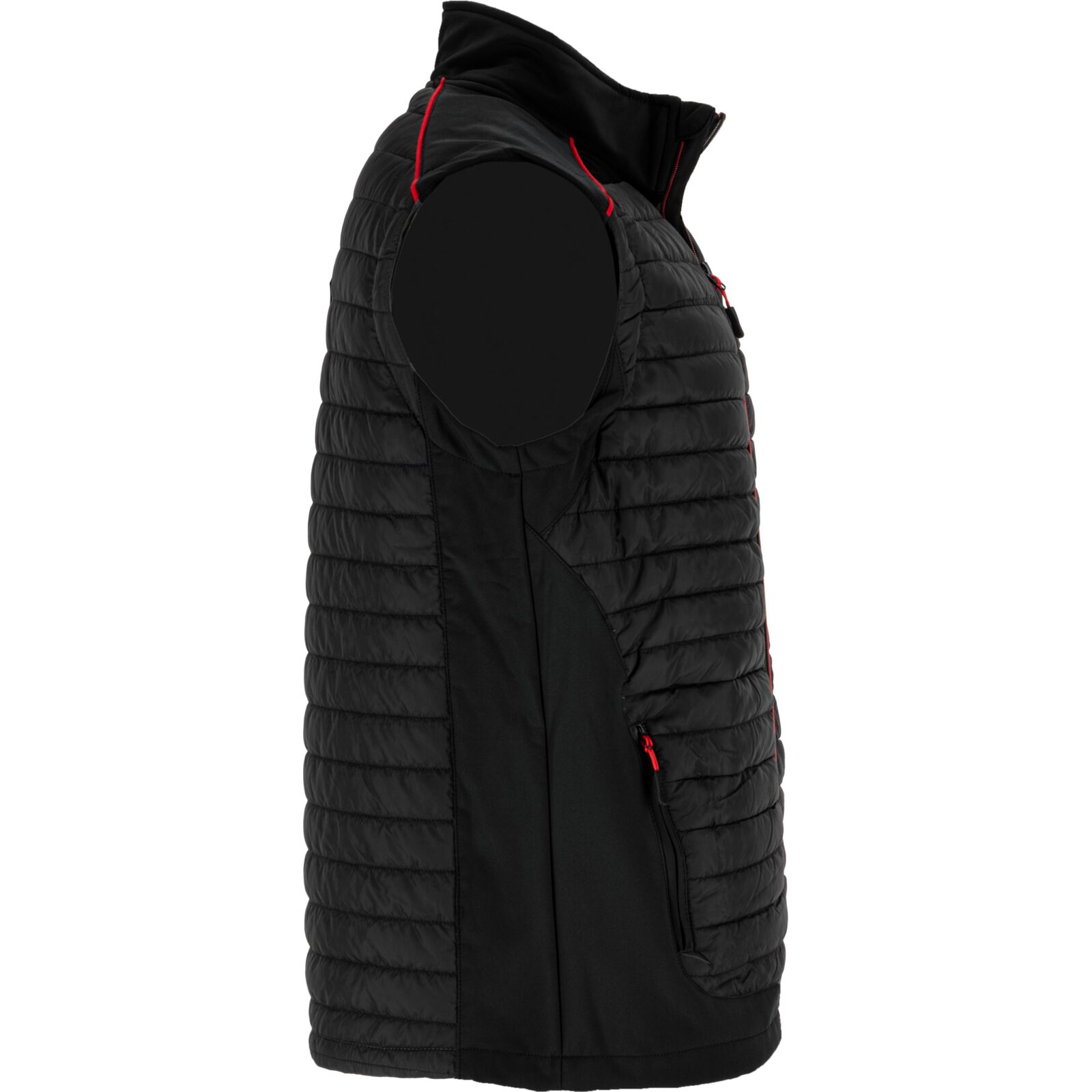 Vest, Padded, Black-Red, S, CE, LAHTI