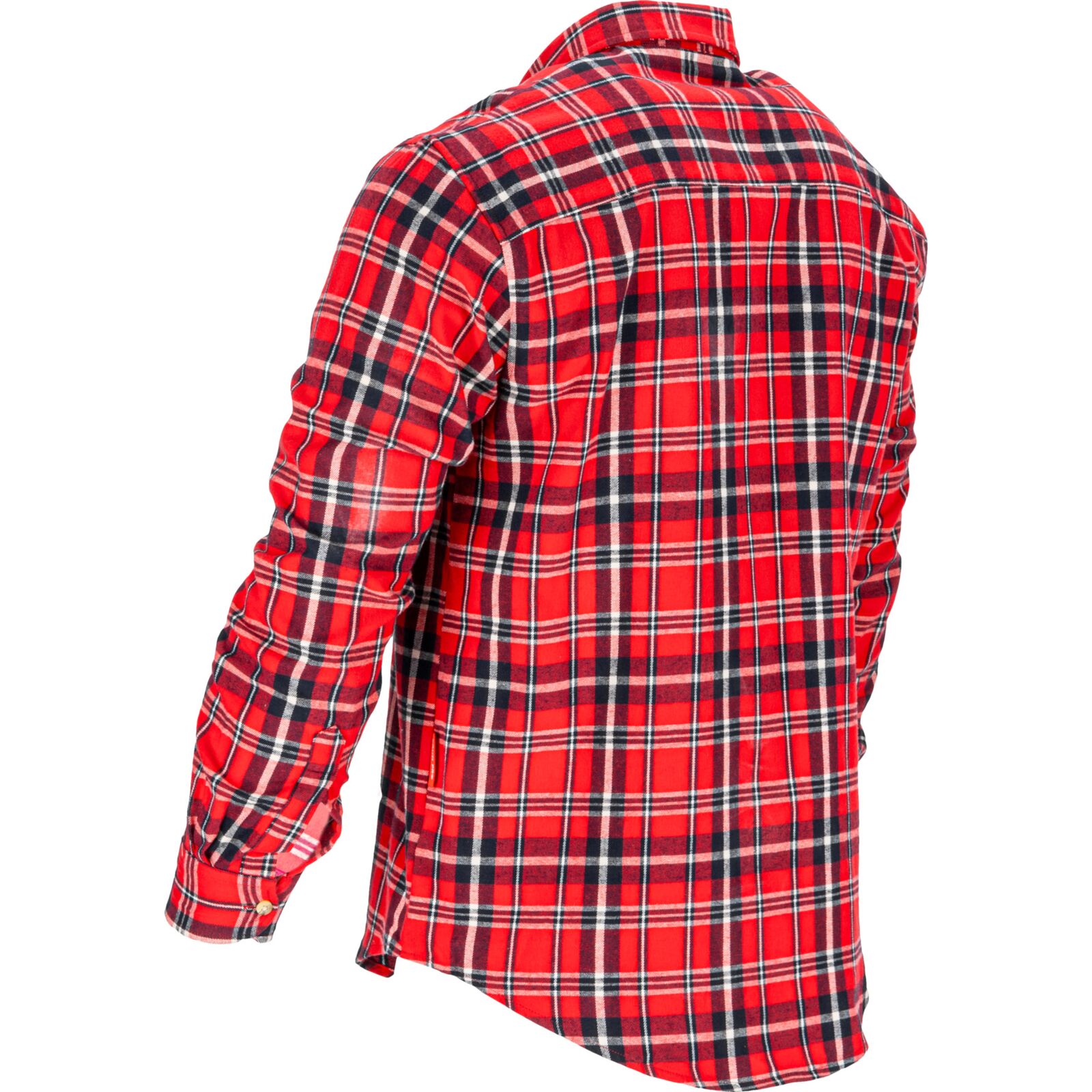 Flanellskjorta röd-marinblå 170 g/m² S