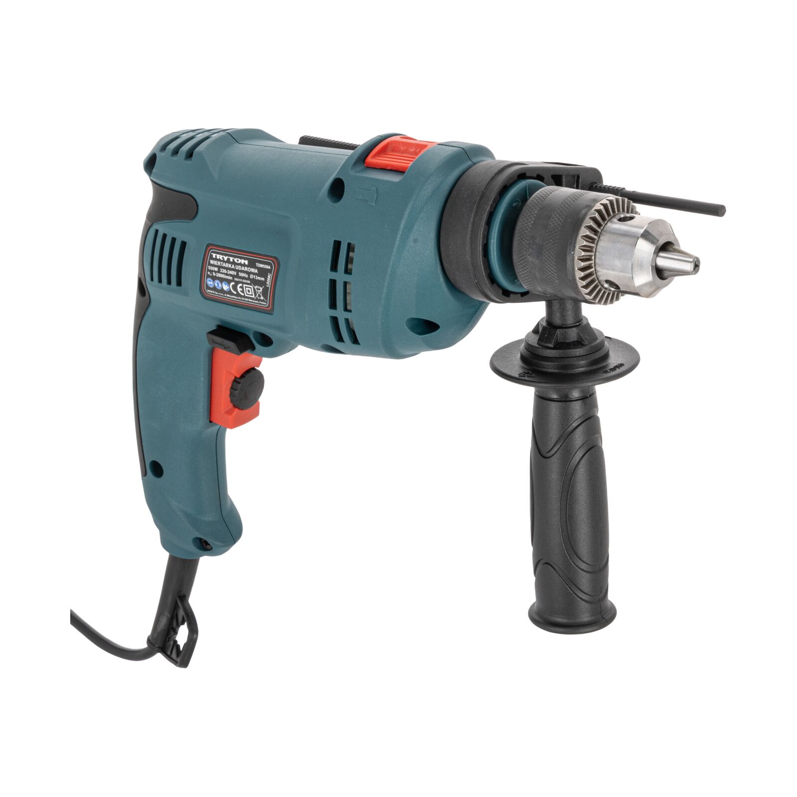 Impact Drill 550 W with 13 mm Key Chuck