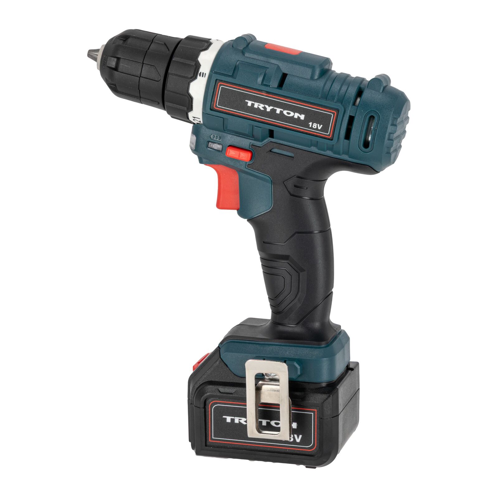 Cordless Drill 18 V, Li-Ion, 2 Bat, 3-5H Charger