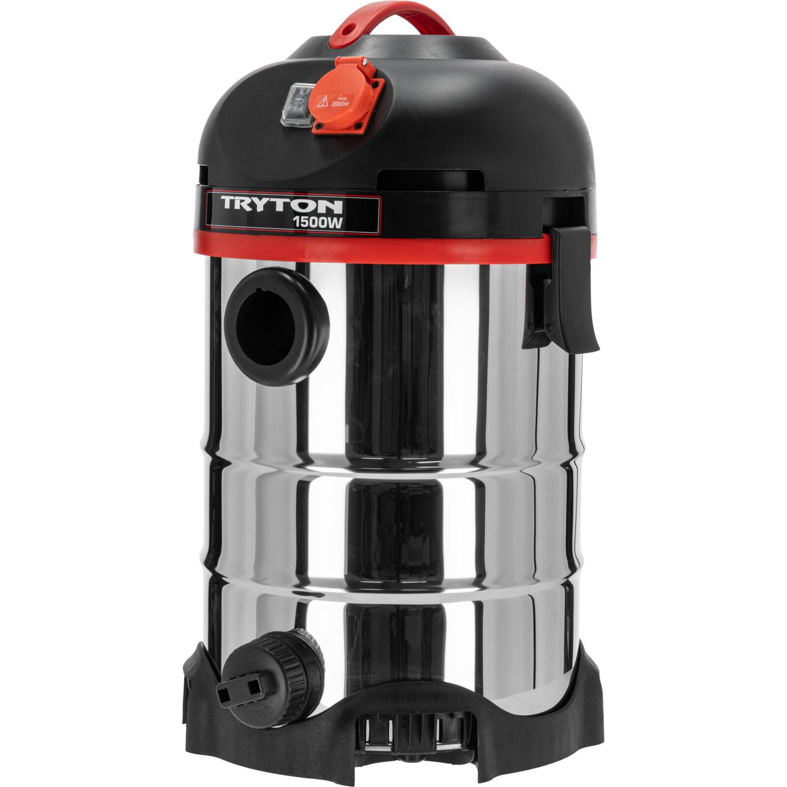 Industrial Vacuum Cleaner 1500W, 30L, Extra Socket