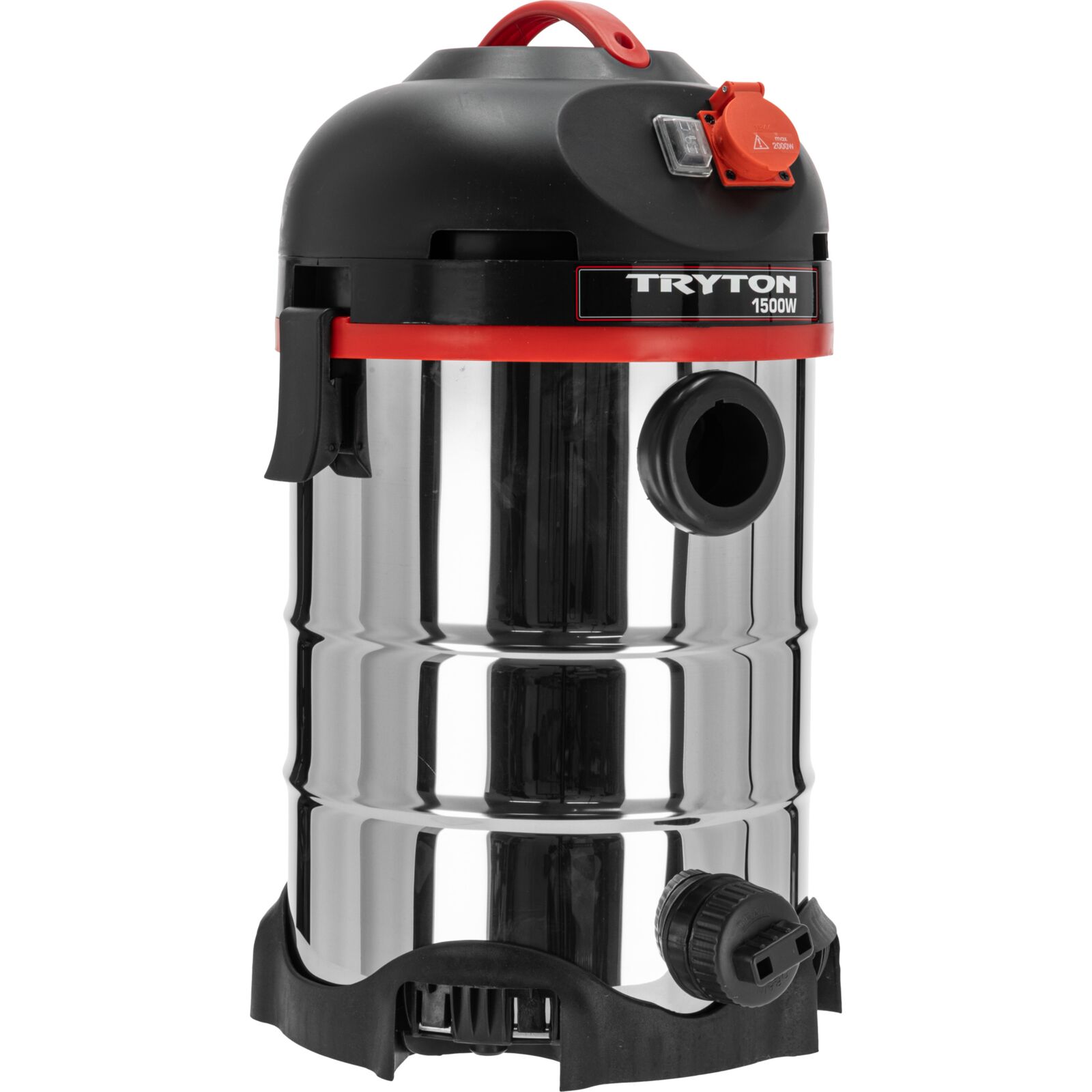 Industrial Vacuum Cleaner 1500W, 30L, Extra Socket