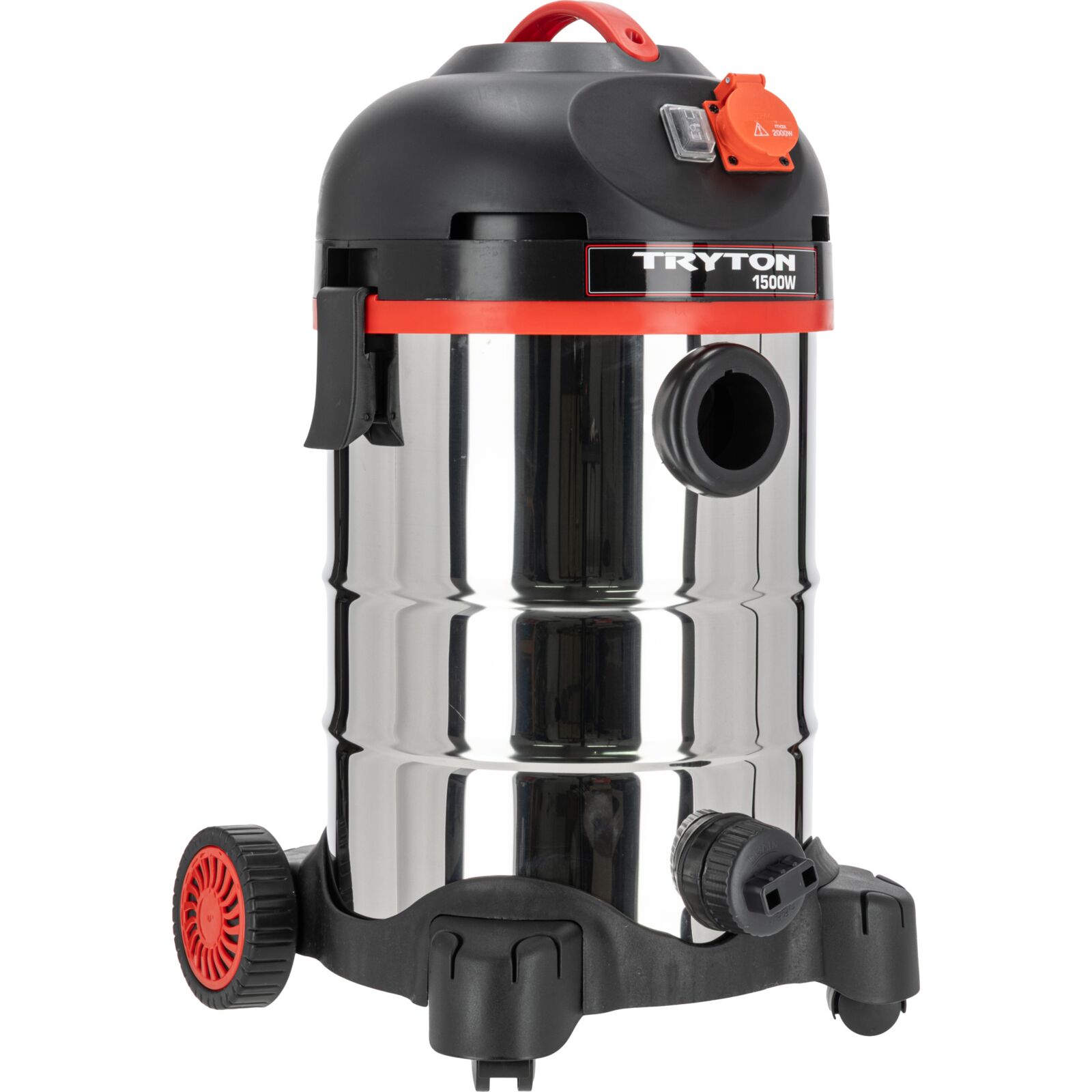 Industrial Vacuum Cleaner 1500W, 30L, Extra Socket