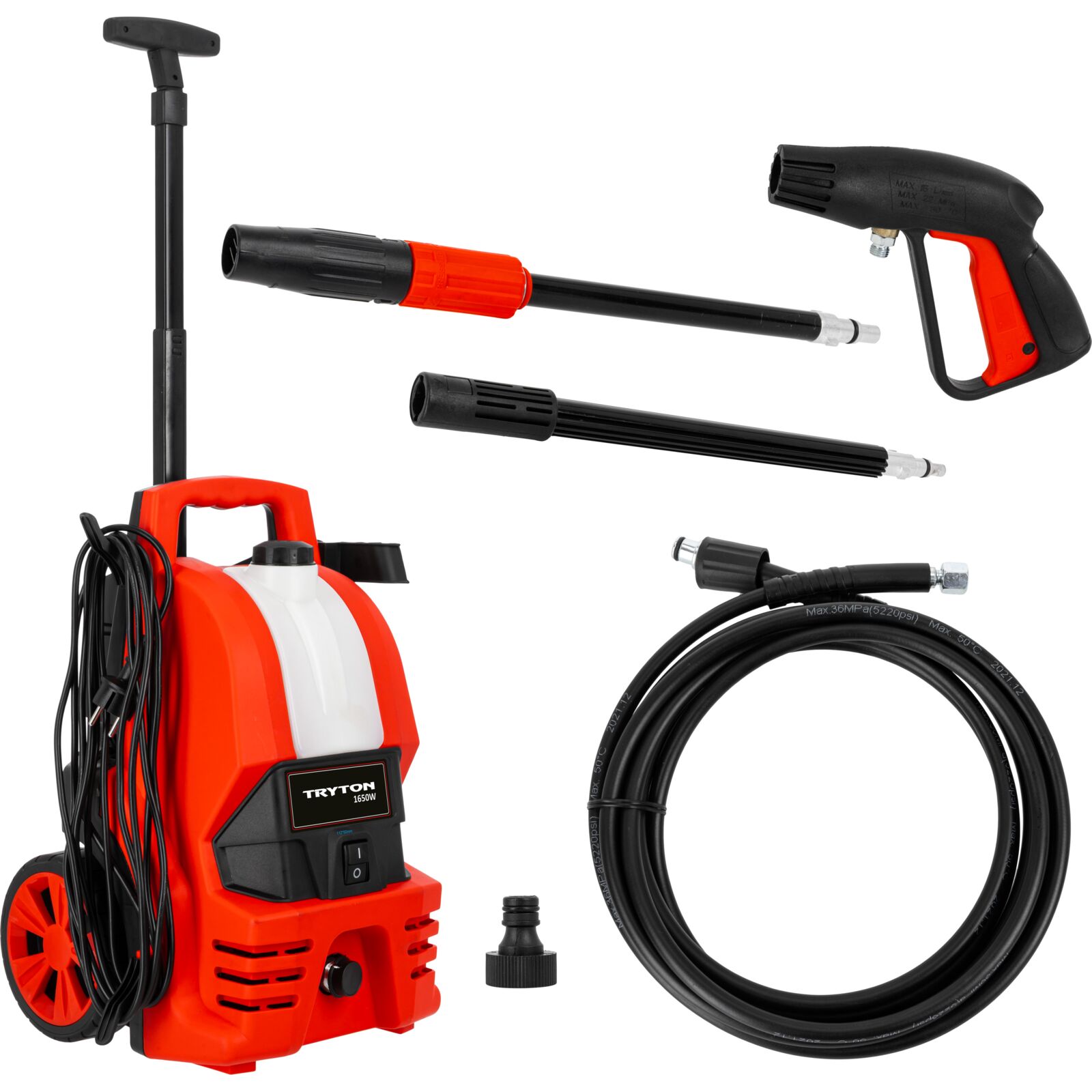 Högtryckstvätt 1650W 105 bar 5, 7 l/min, Tryton TM16105