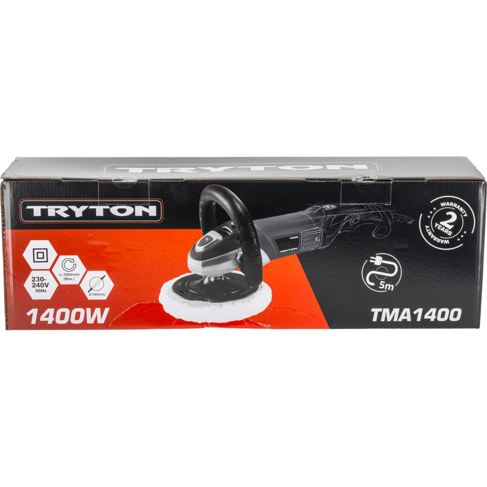 Car Polisher 1400W 180 mm