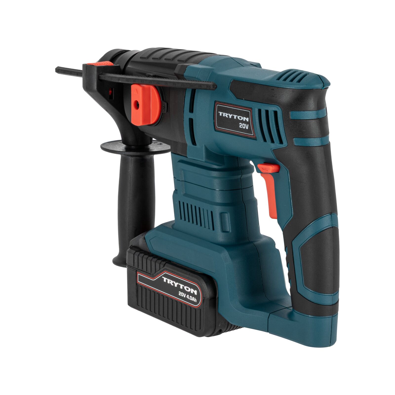 Slagborrmaskinn, Hammer Drill 20V, SDS+, 4 Function, 2J, 2 x 4Ah Batt.