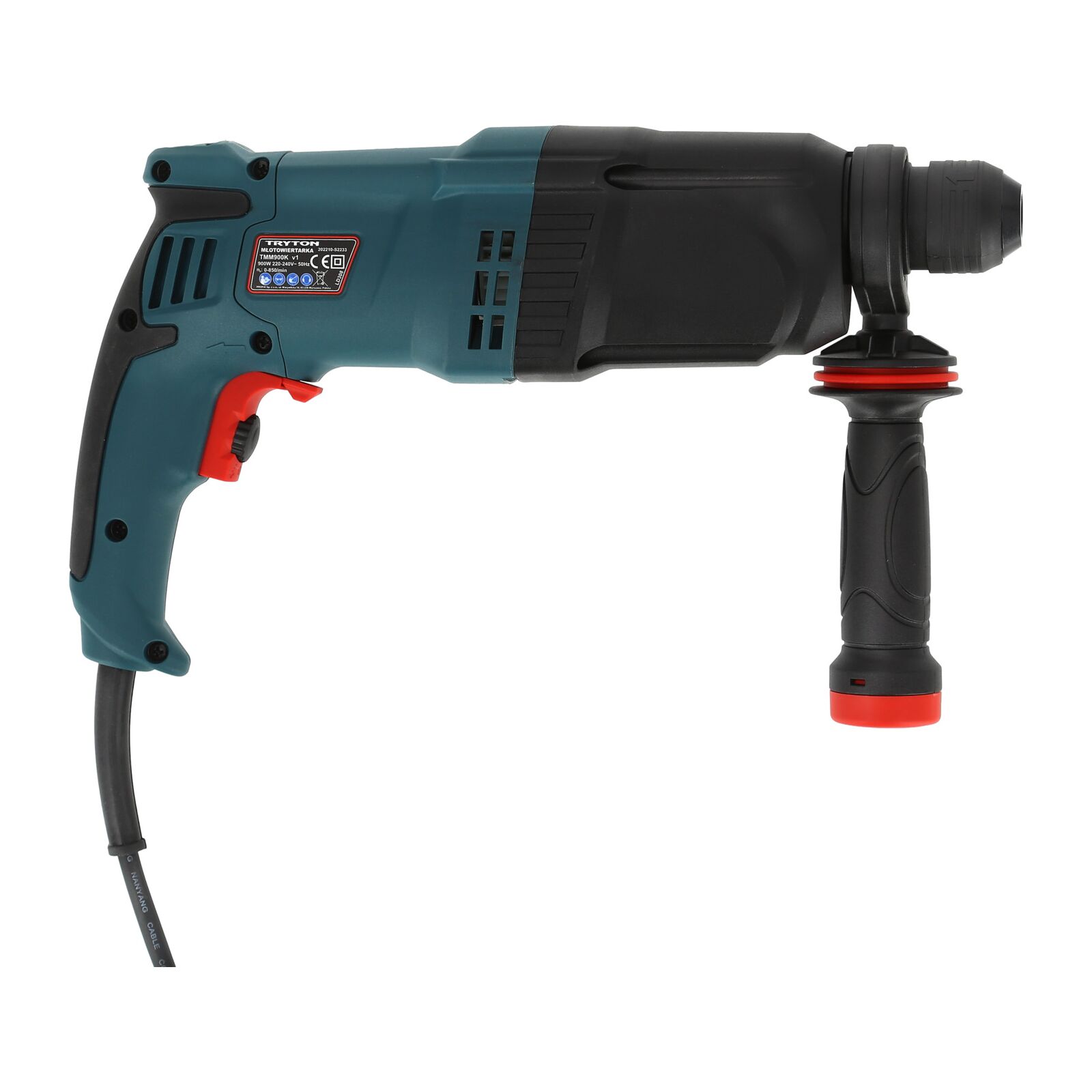 Slagborrmaskin 900W, SDS+, 4 funktioner, 2.4J, BMC, med tillbehör